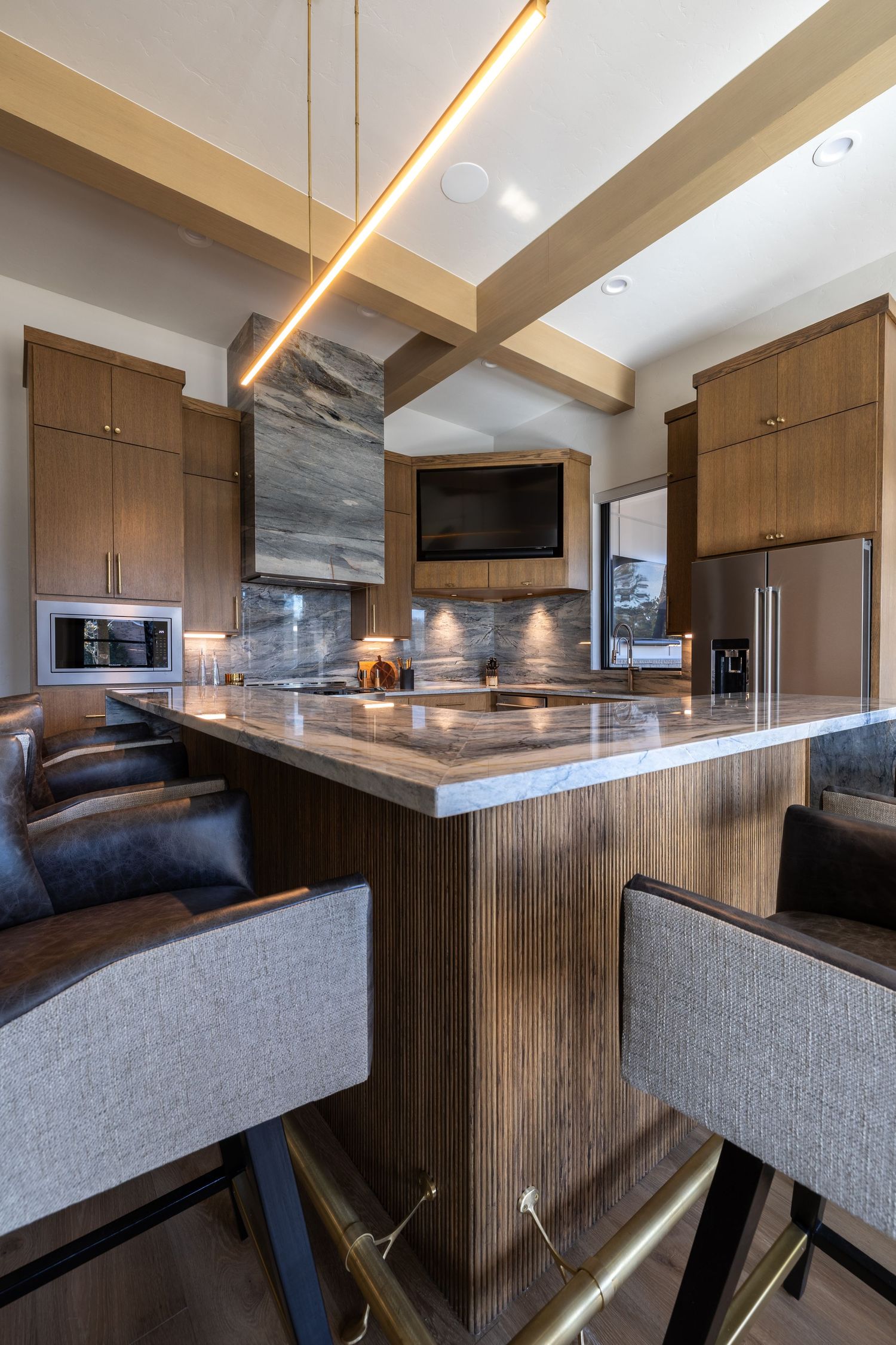 Real Estate Photography of a kitchen designed by Miranda Nance Designs in Oklahoma City.