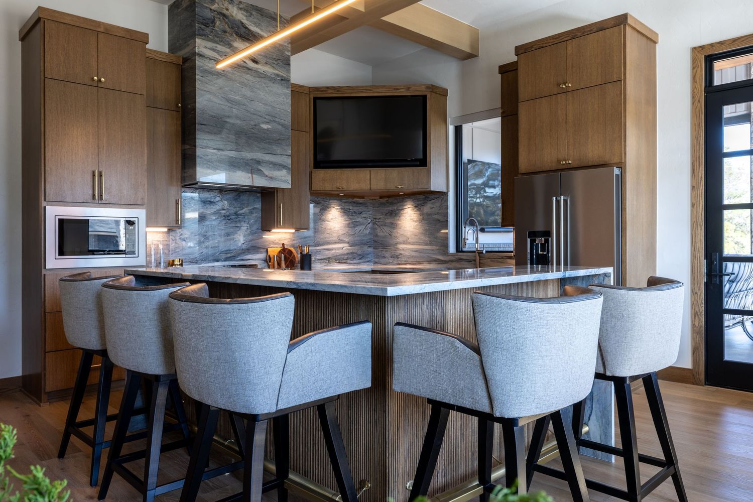 Real Estate Photography of a kitchen designed by Miranda Nance Designs in Oklahoma City.