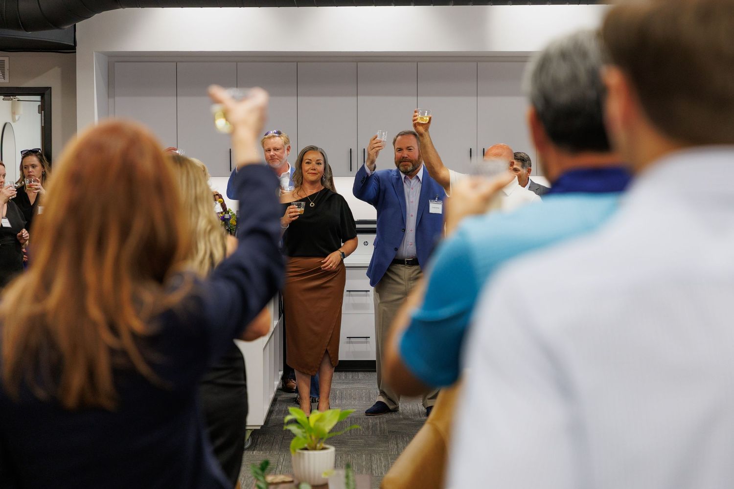 Event Photography done by Jordan and Kaesha Photography in OKC for Titan Titles Ribbon Cutting Ceromony.
