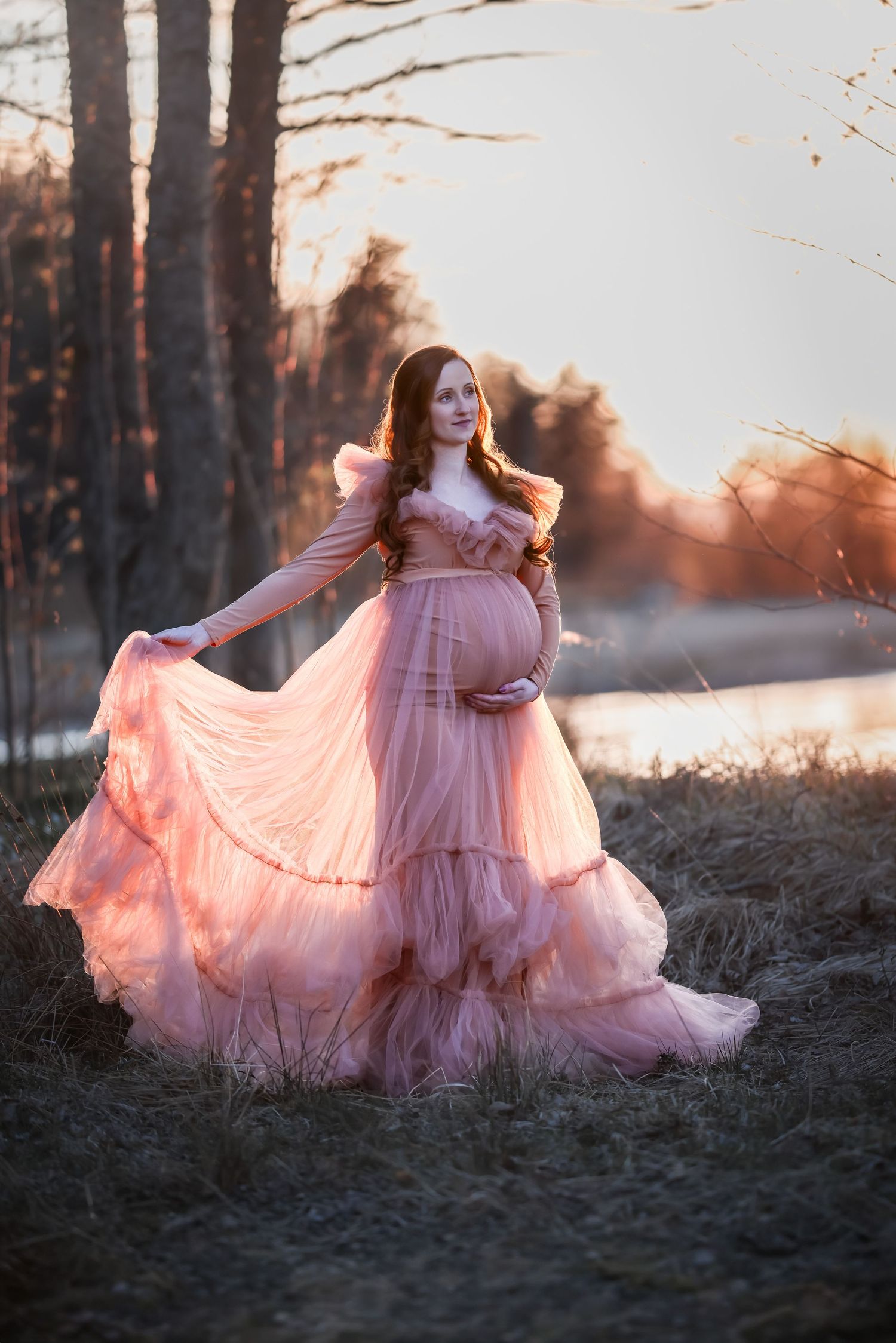 Gravidfotografering i Vänersborg. Fotograf i Vänersborg, Västra Götaland, SLFotografi, Sara Lagset.
