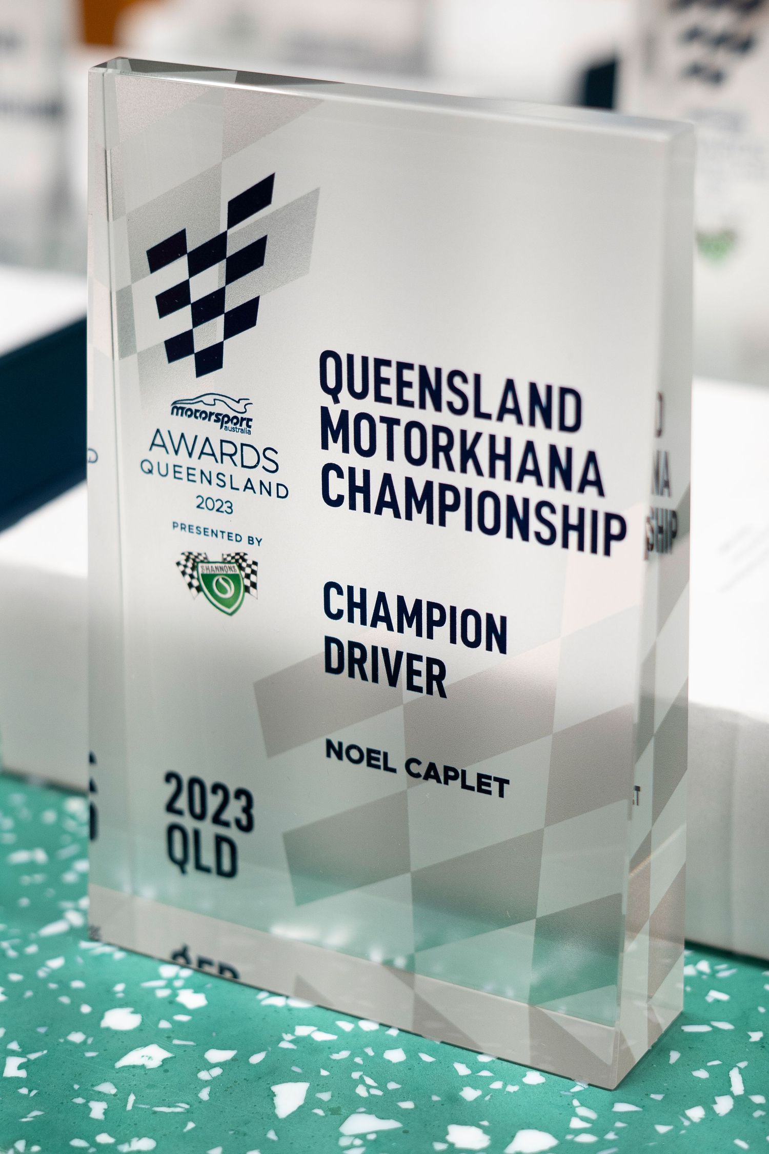 Queensland Motorkhana Championship trophy