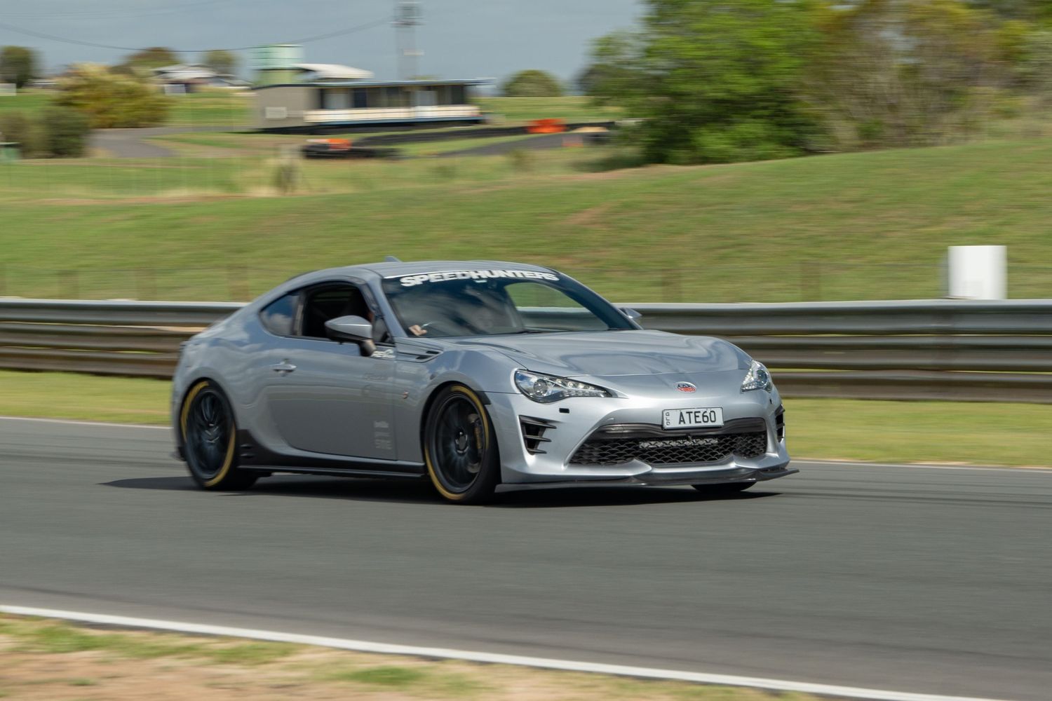 Brz on racetrack blur