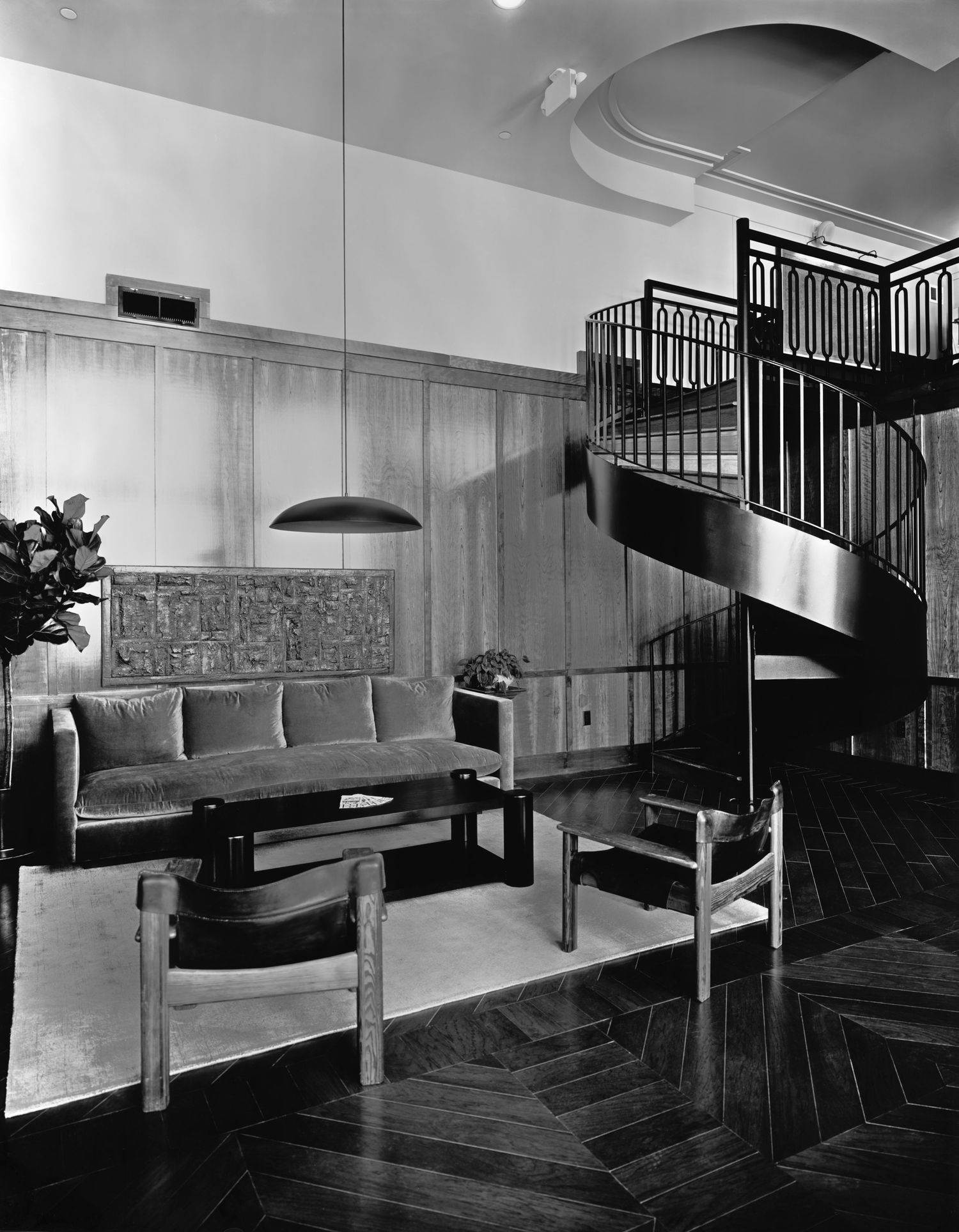 Luxury Savannah apartment high contrast architectural photography