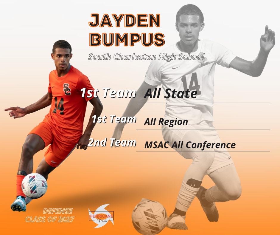 Soccer player in orange uniform makes dynamic move with ball during competitive match on field.