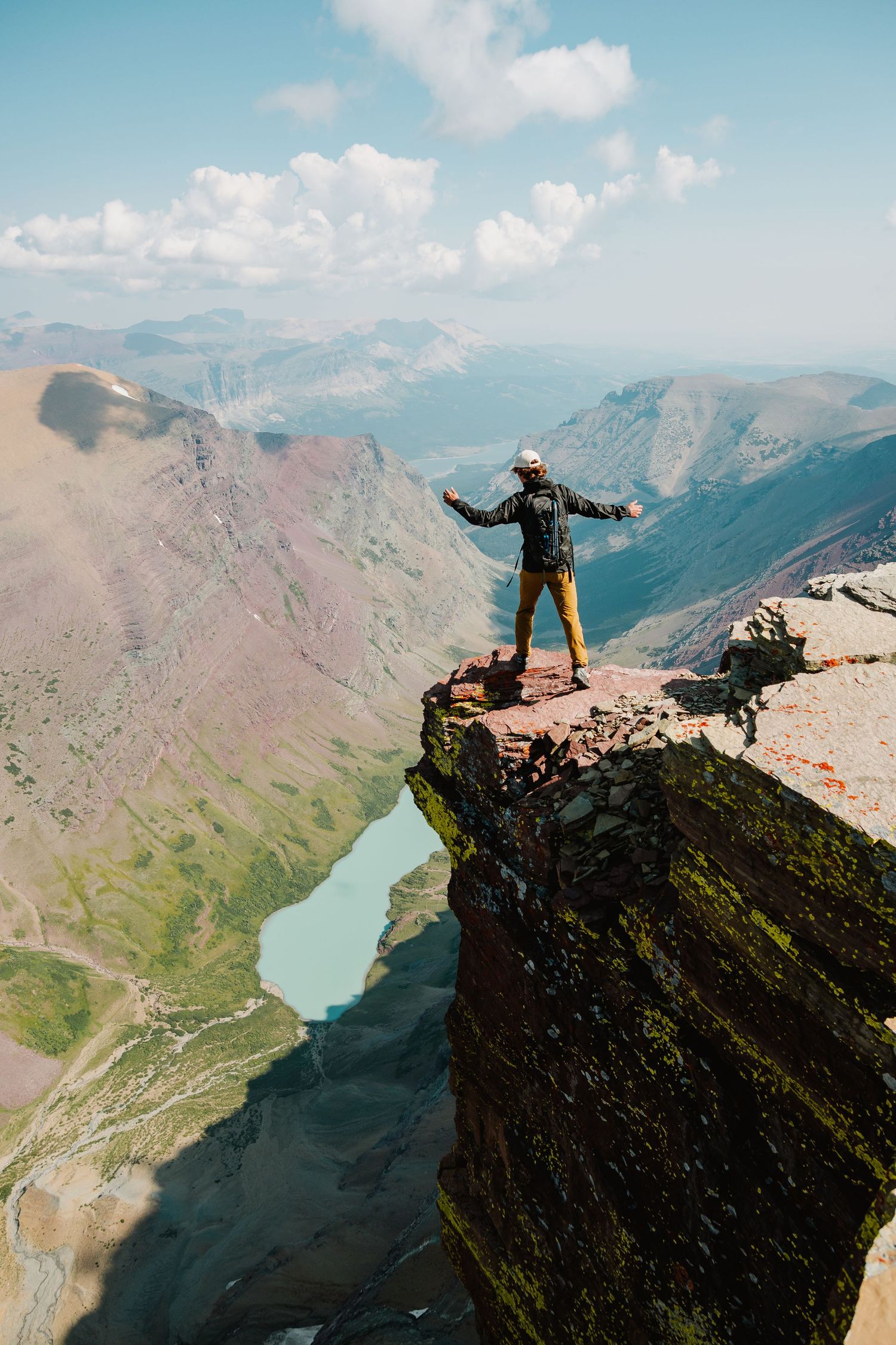 Adventure photography in Glacier National Park Montana