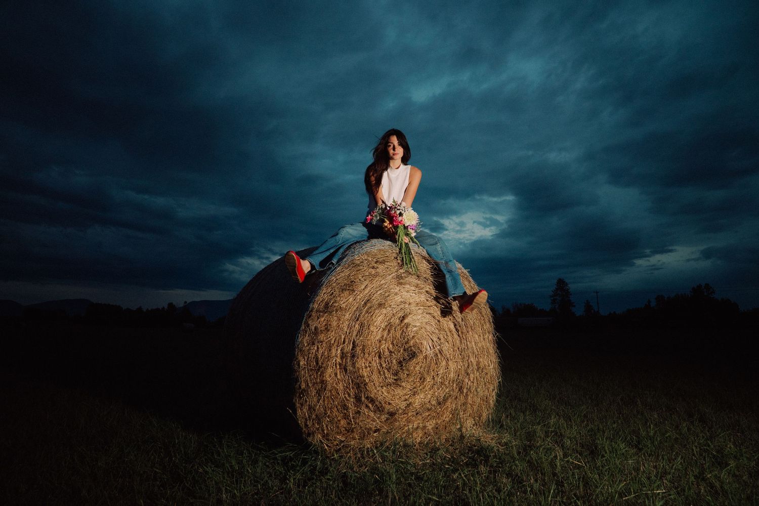 Environmental branding portrait in Montana