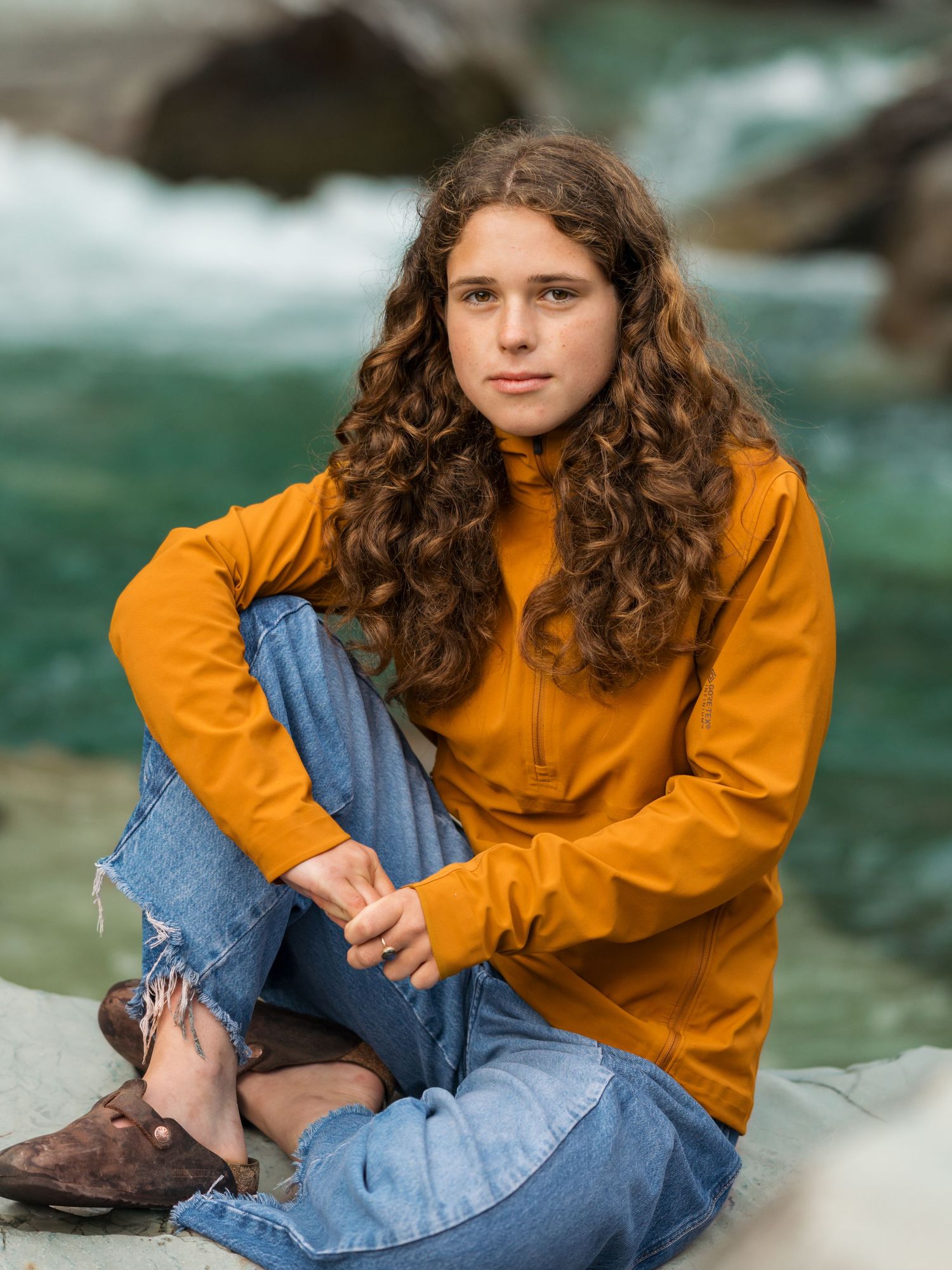 Moody tones and authentic expression during senior shoot in Kalispell MT