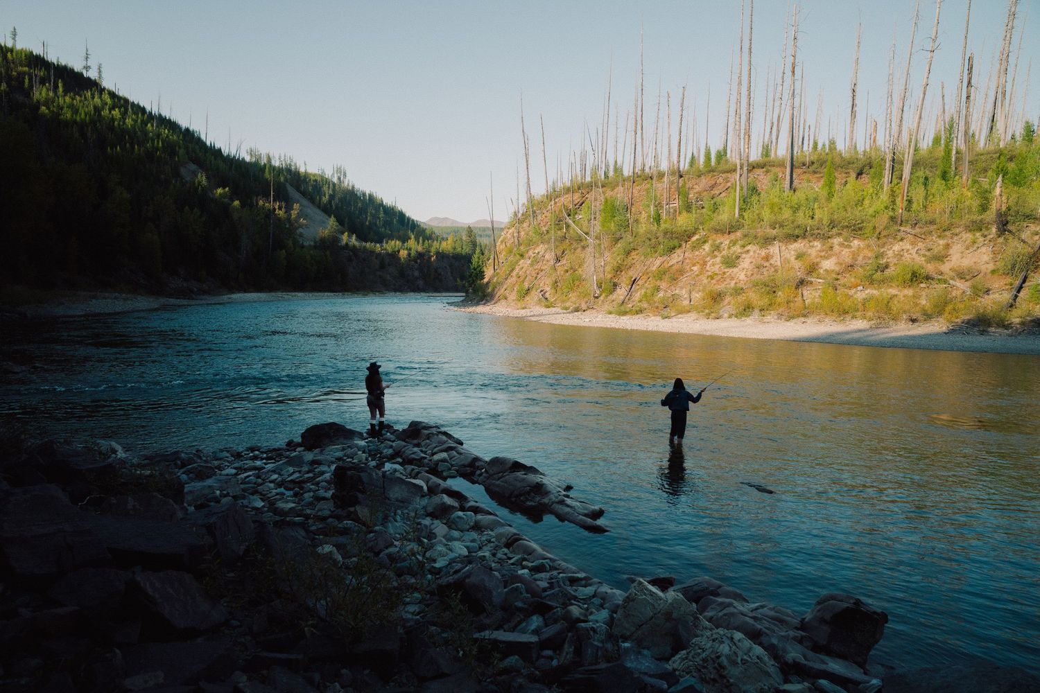 Outdoor brand photography shot in Montana