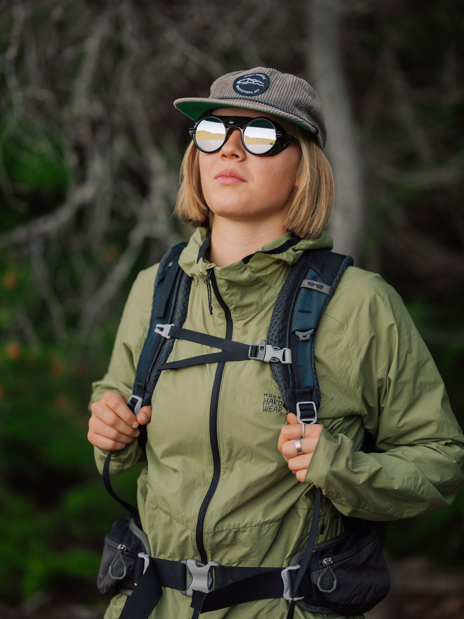 Natural outdoor portrait in Flathead Valley near Glacier National Park