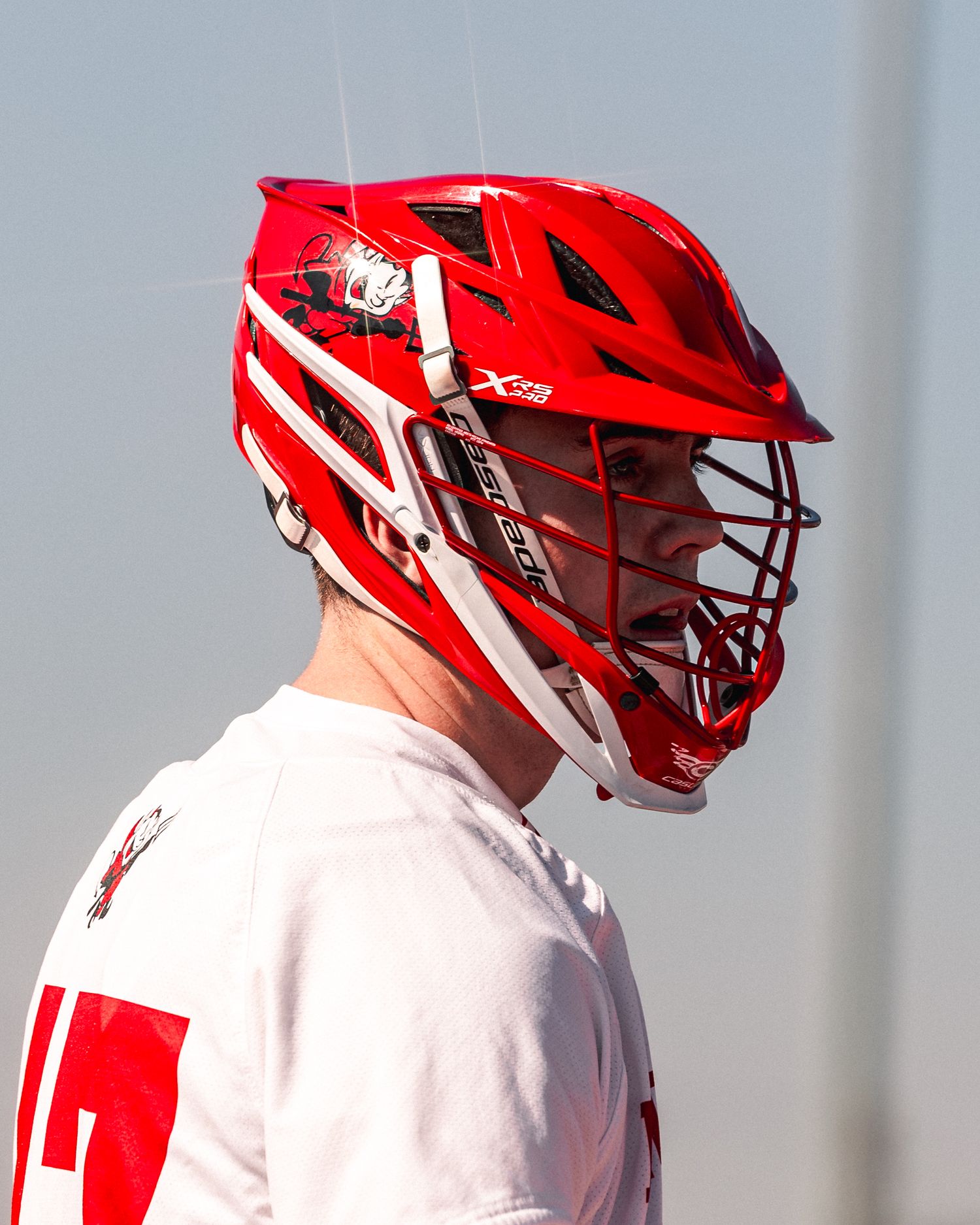 Dickinson College Mens Lacrosse Portrait Action Photo against Roanoke College