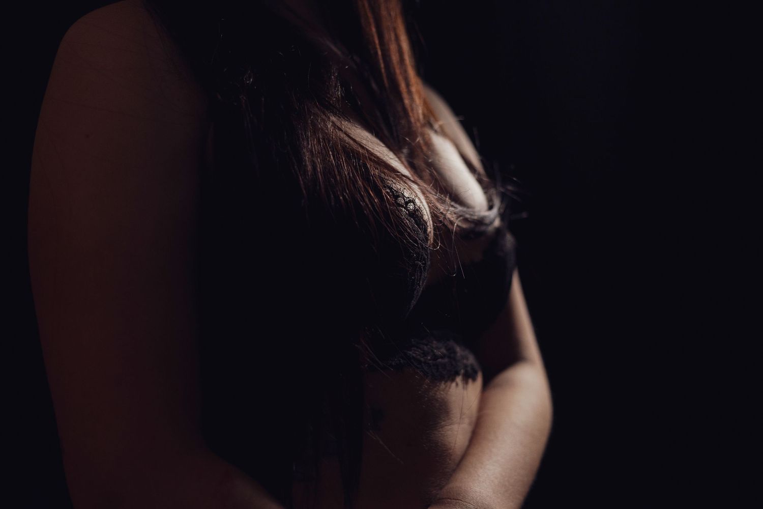 boudoirfotografering bröst