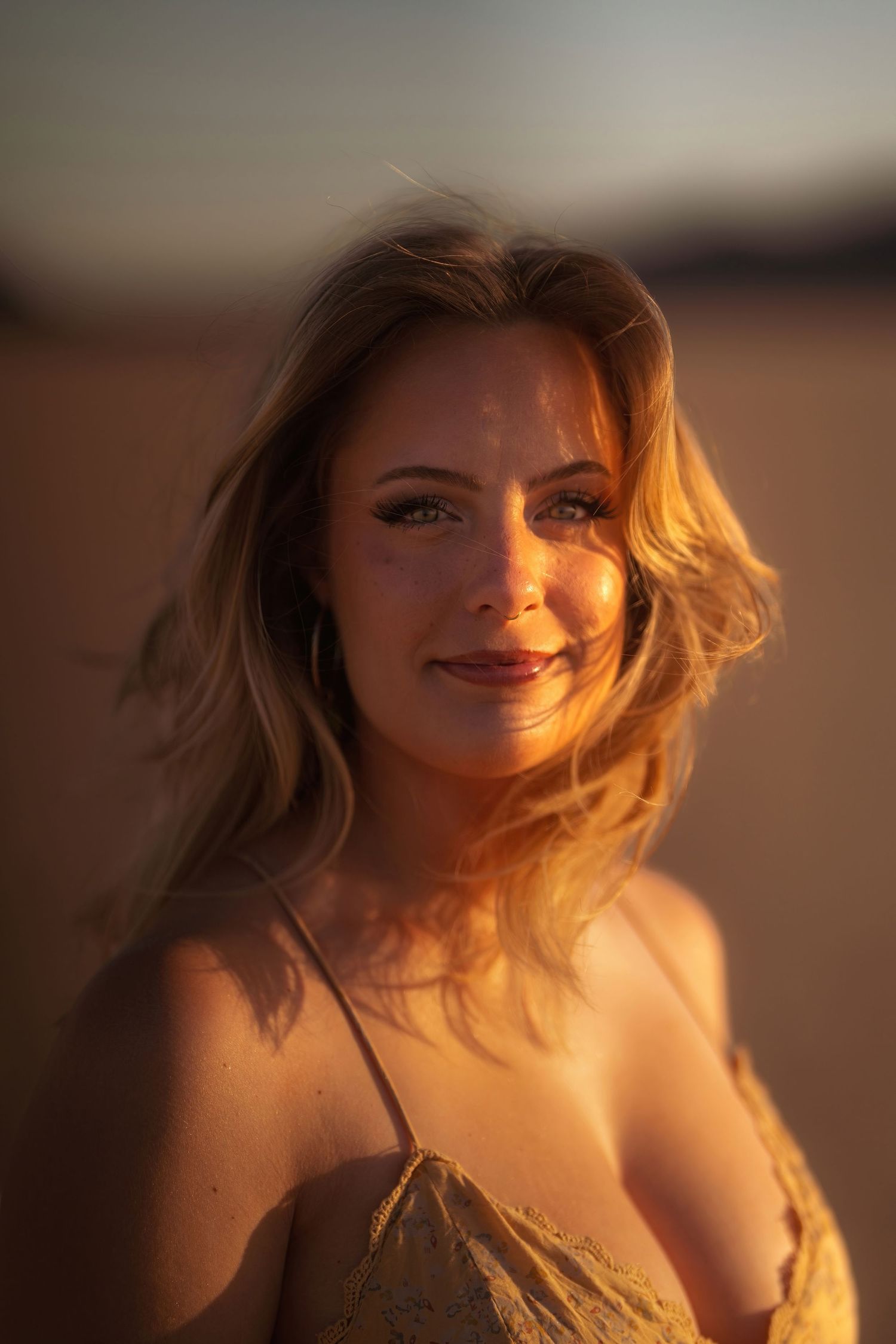 Artistic portrait photography highlighting natural beauty and expression by Oasis Digital.