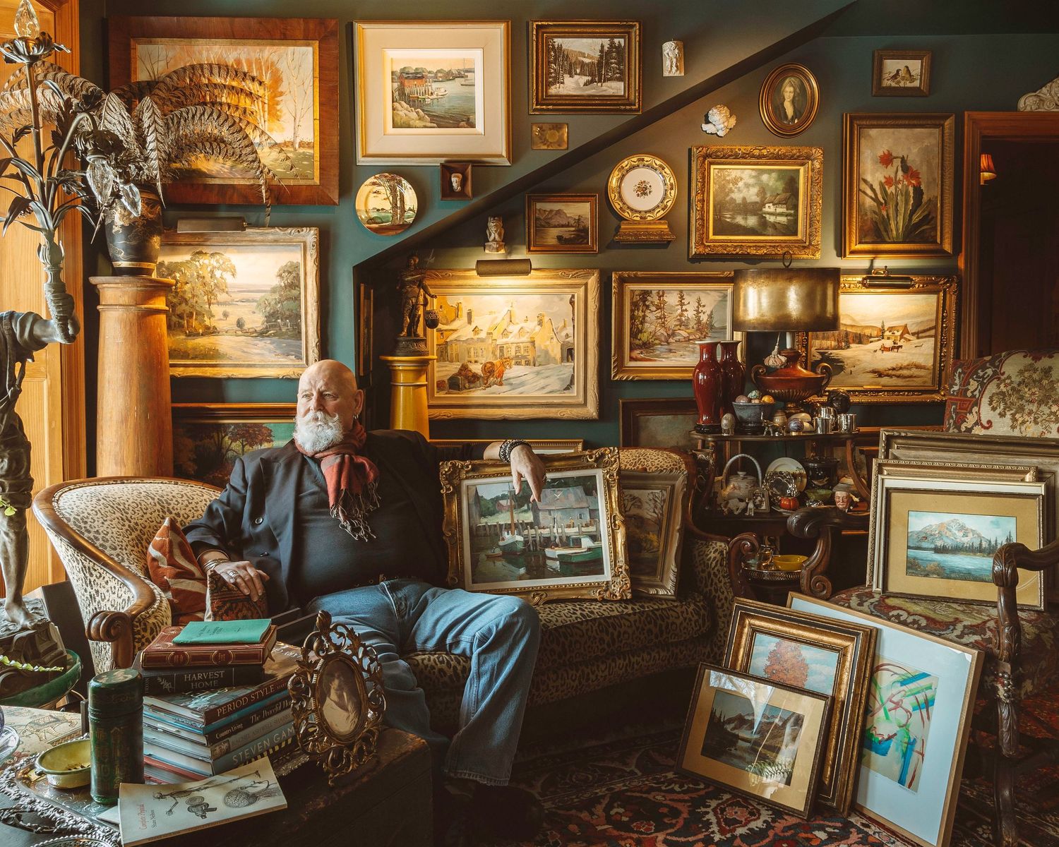 John Wright in home, Toronto Star, Erin Ontario,