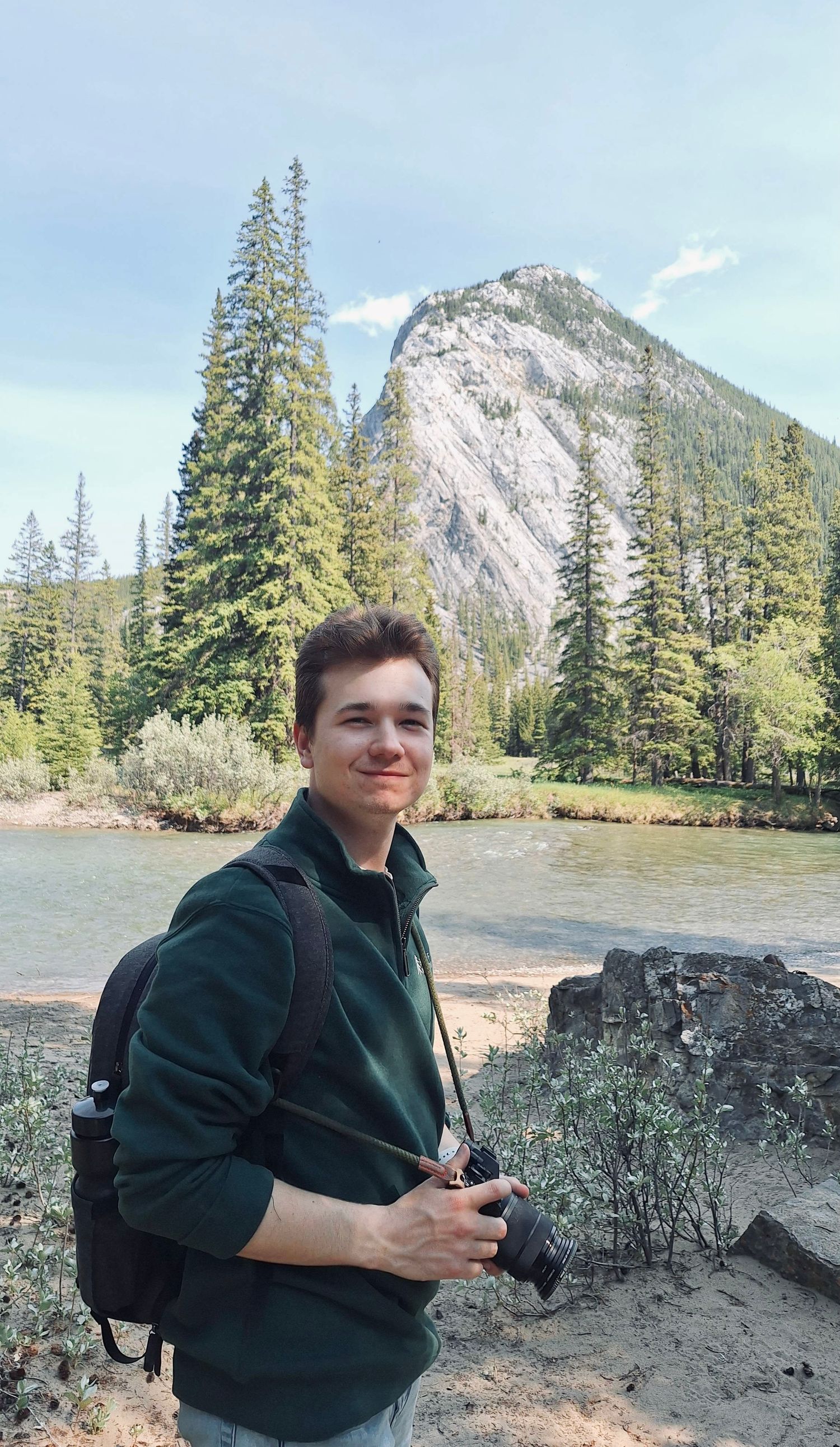 James in Banff, James Glac Photography, Banff Alberta