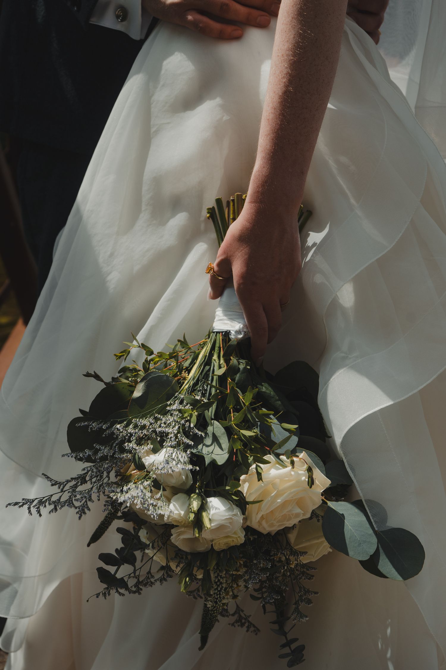 bride holding flowers, Cat and Seb Wedding, James Glac Photography, Niagara on the lake, Ontario