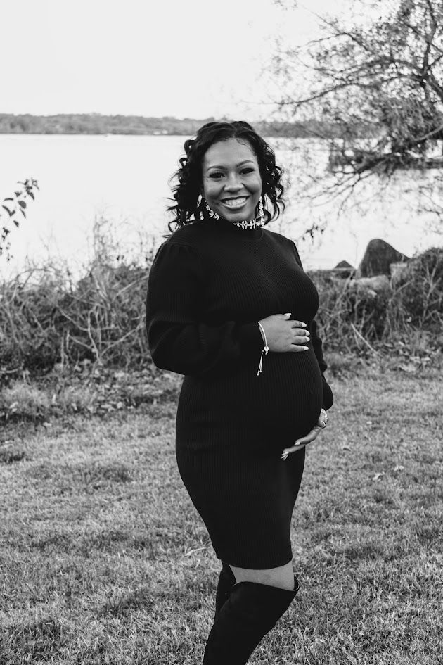 Black and white collage of outdoor portraits showing joyful expressions and natural surroundings.