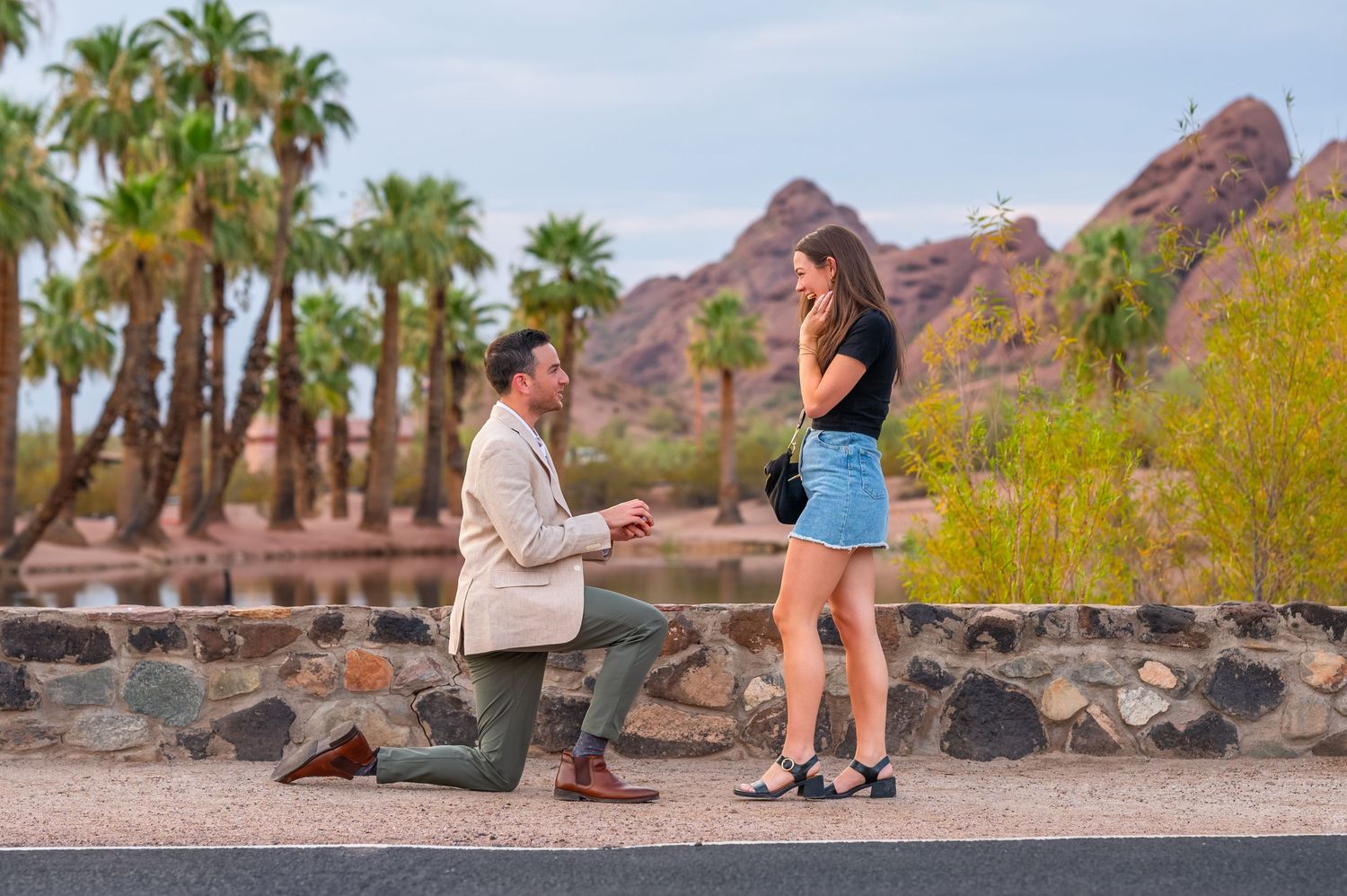 jen litt photo, phoenix engagement photographer, couples photographer phoenix, surprise proposal photographer, phoenix proposal pictures