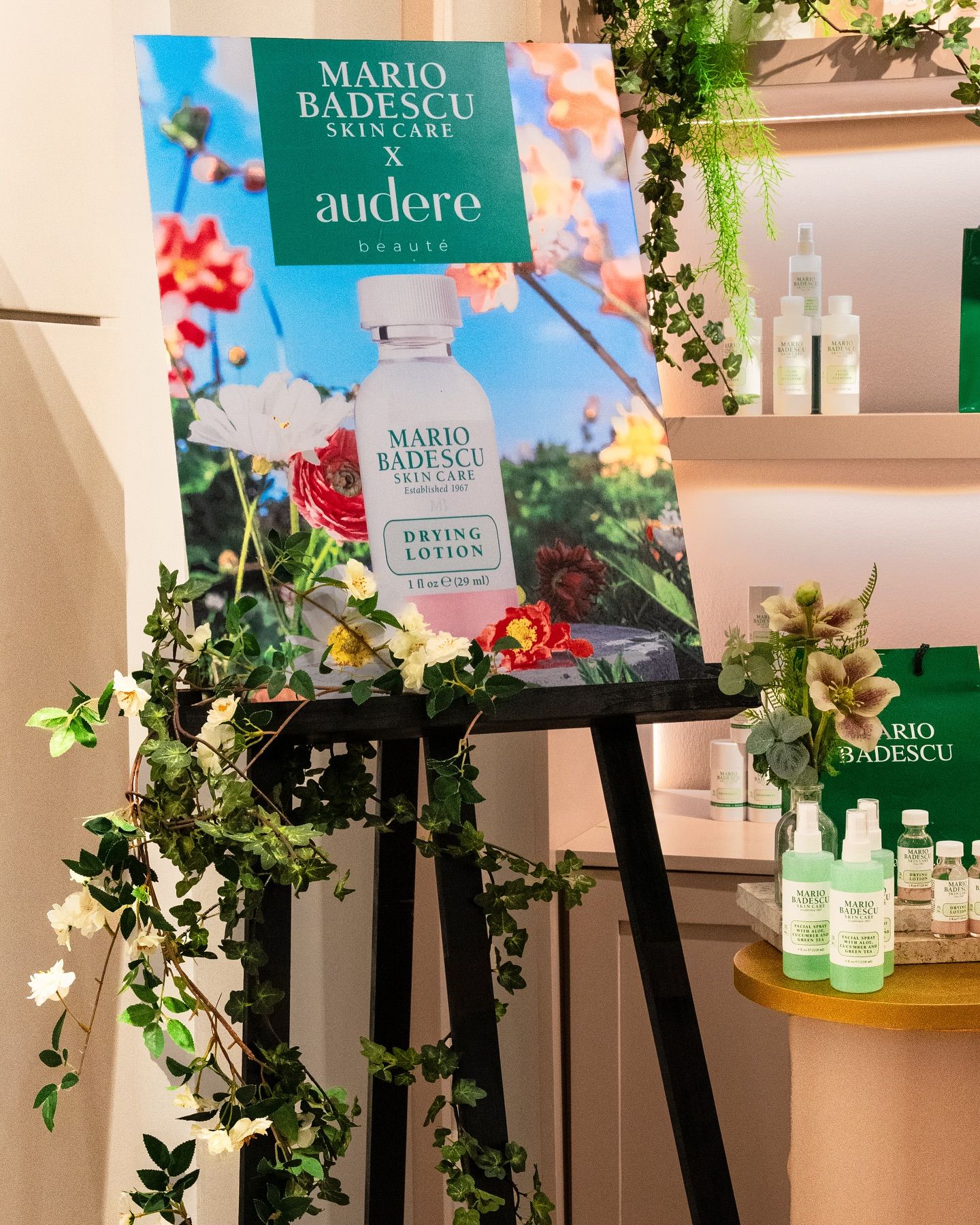 JS Studio events by Jeff Soo for brand and lifestyle design for Audere Beauté / Mario Badescu