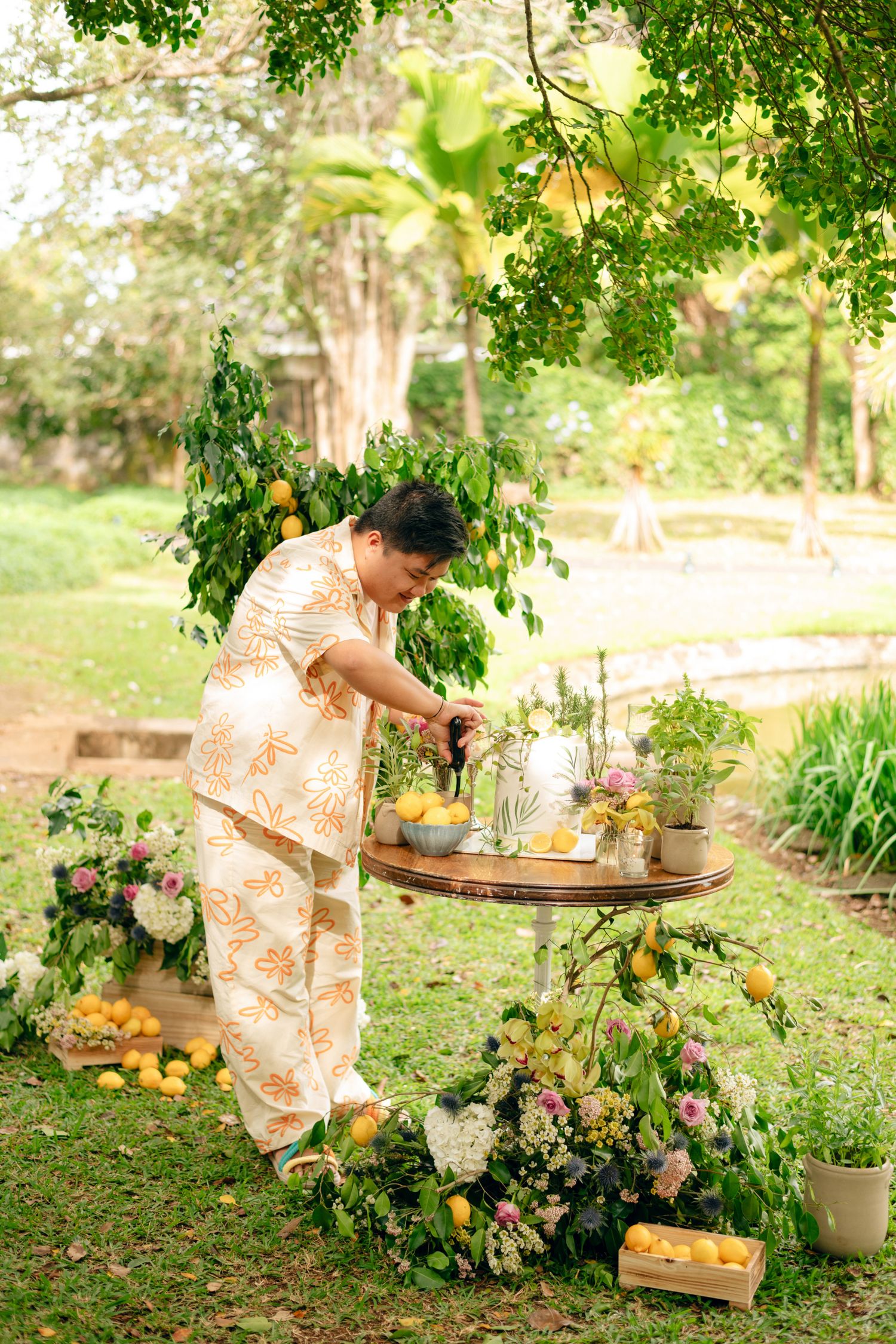 JS Studio events by Jeff Soo for birthday event design and florals styling