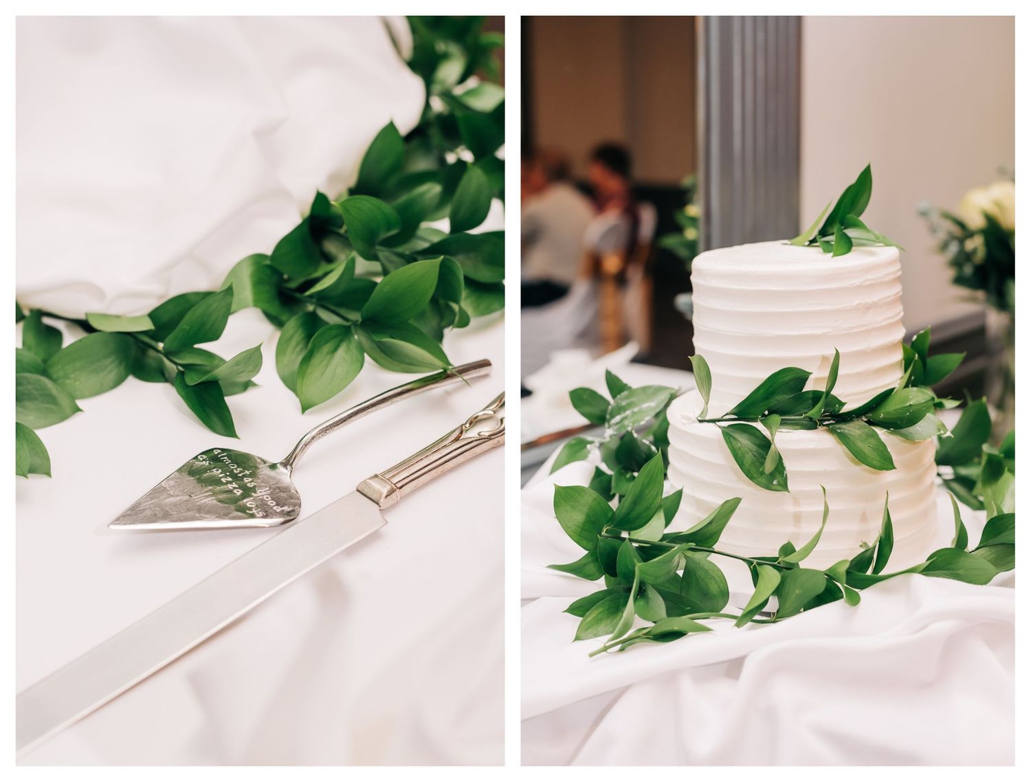 photo of cake knife that says, 