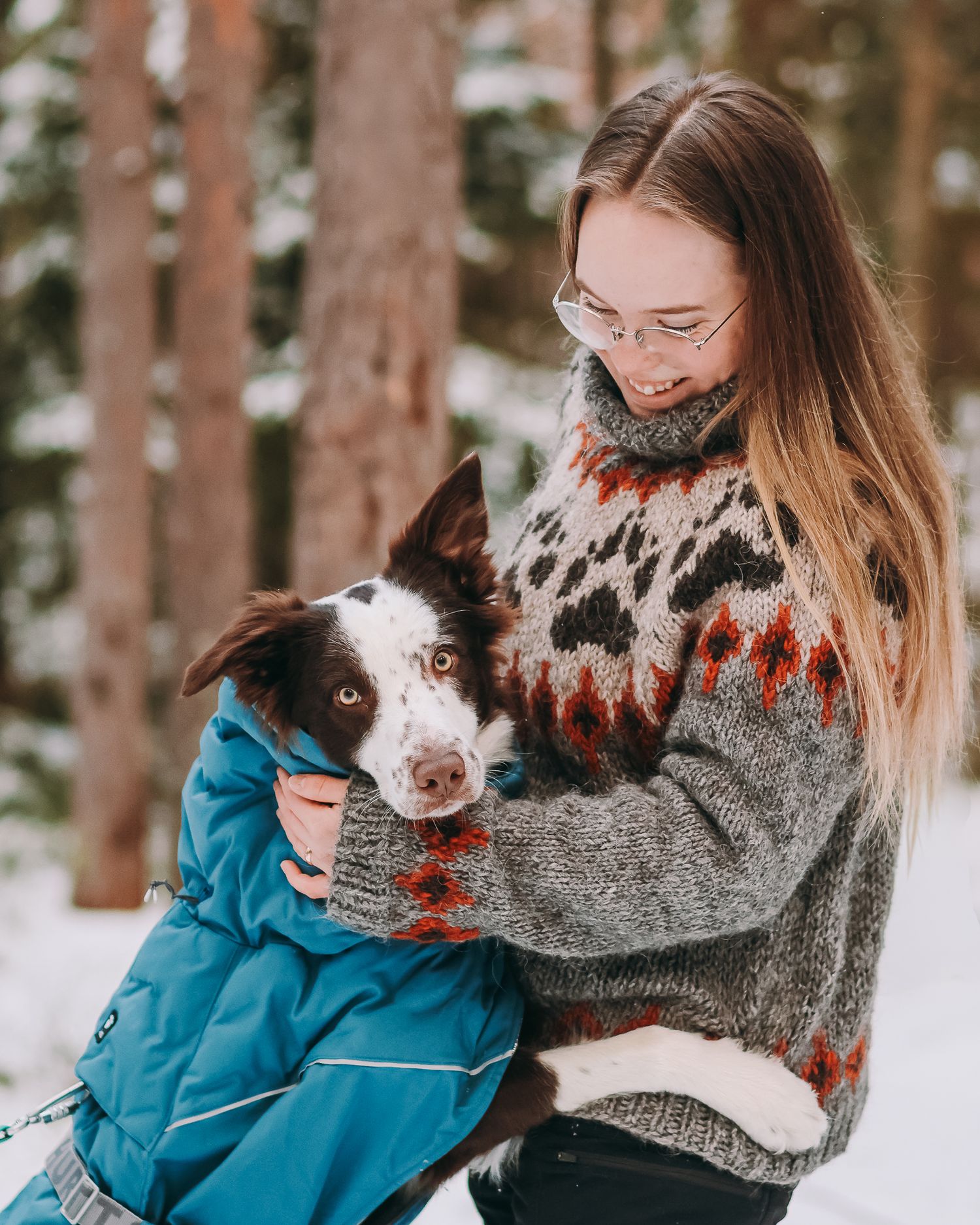 Bordercollie ja omistajansa