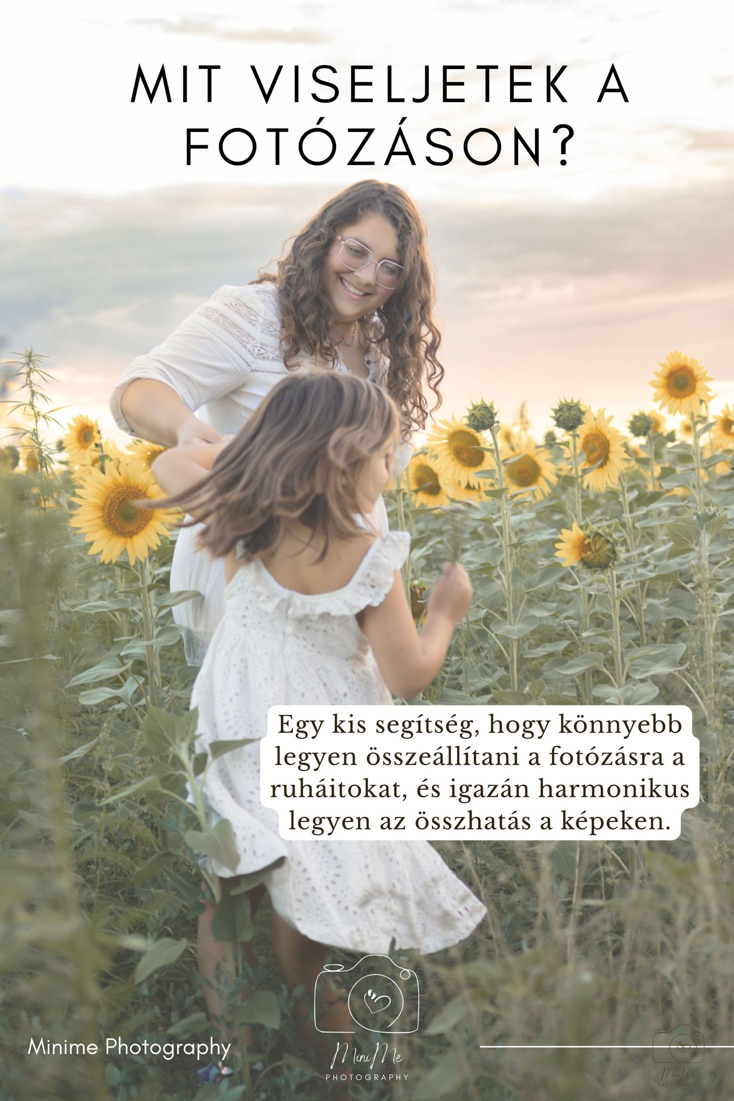 Öltözködési útmutató családi fotózáshoz.