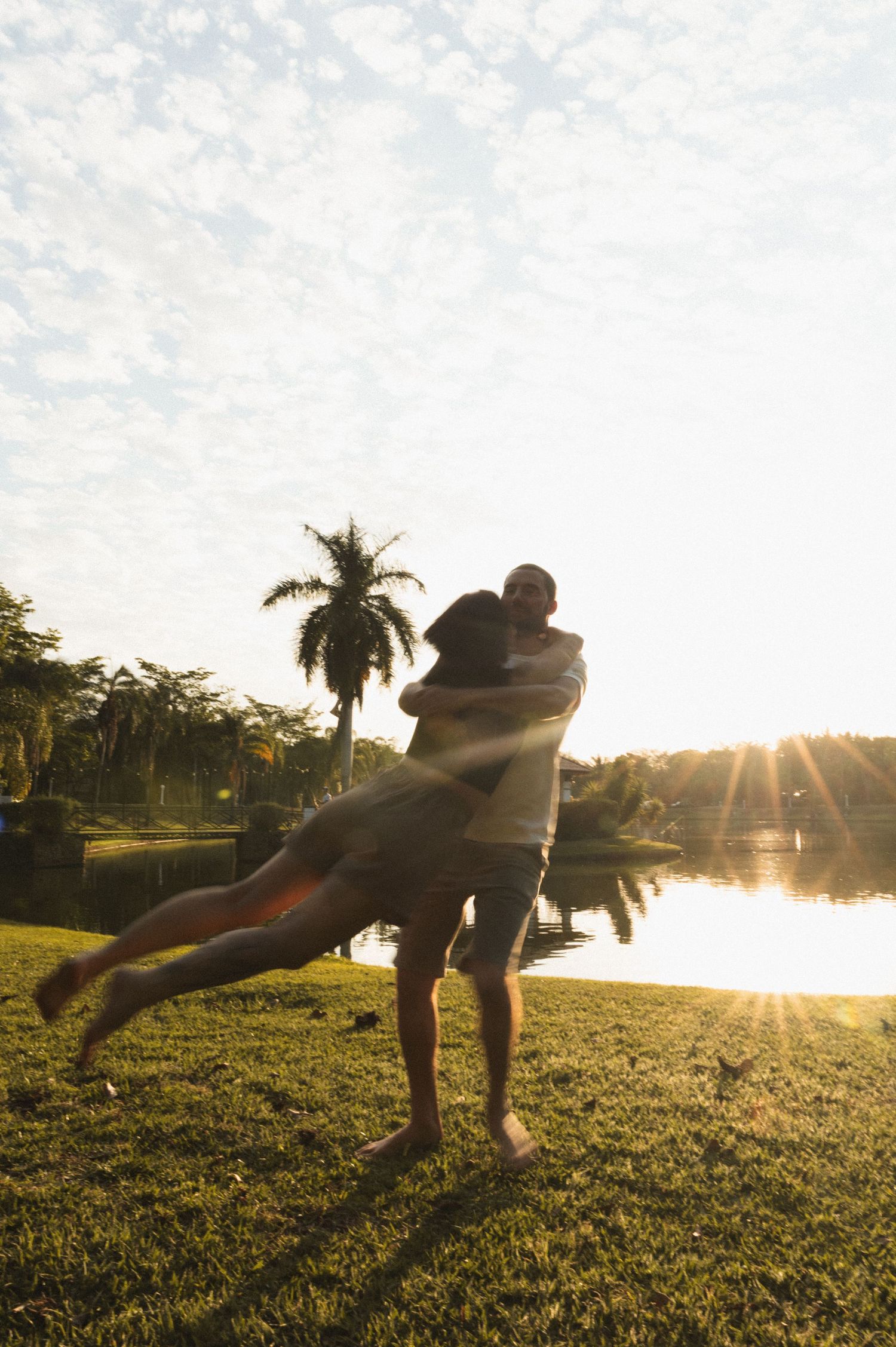 Romantic couple moment captured naturally, lifestyle photography