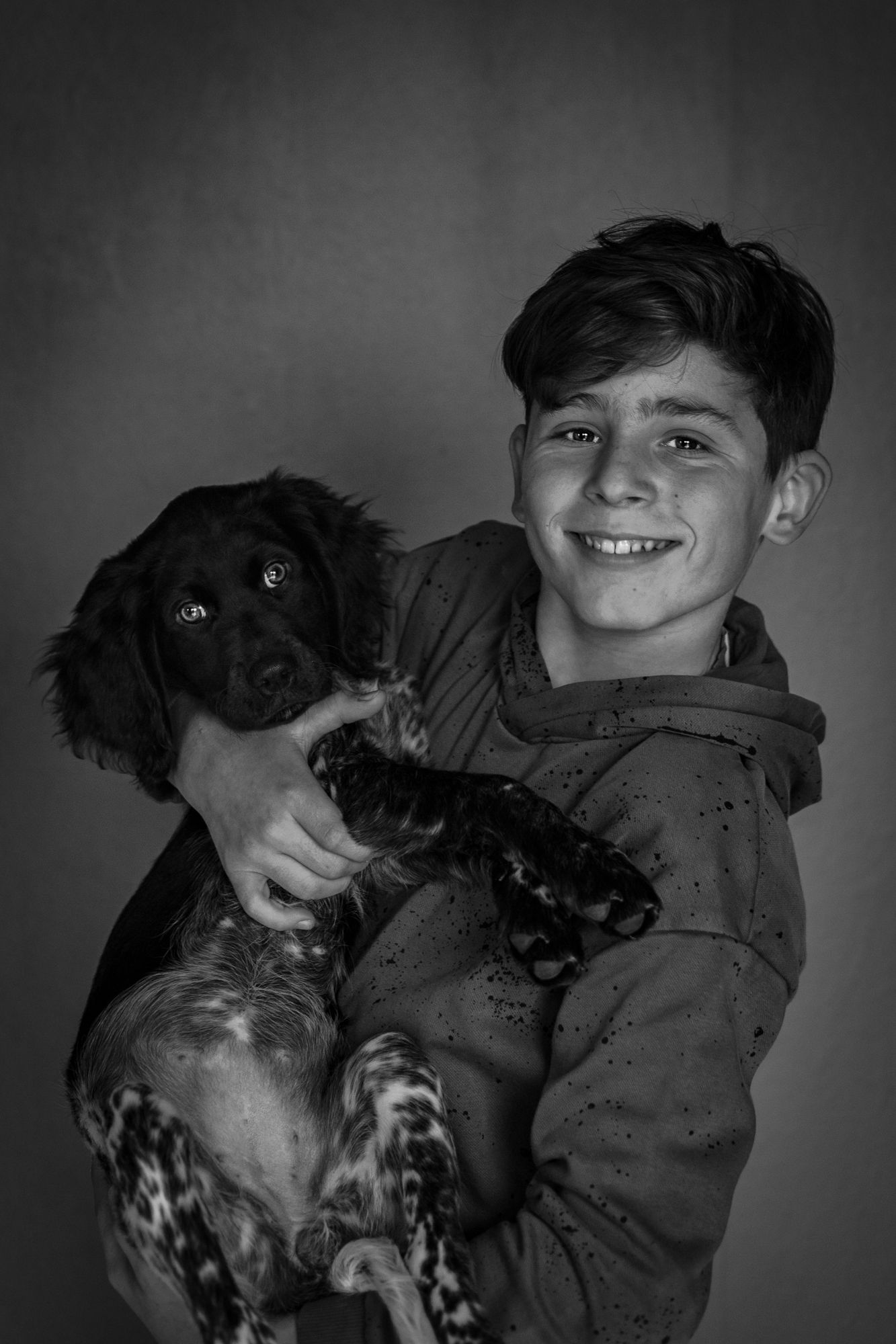 Portret met hond