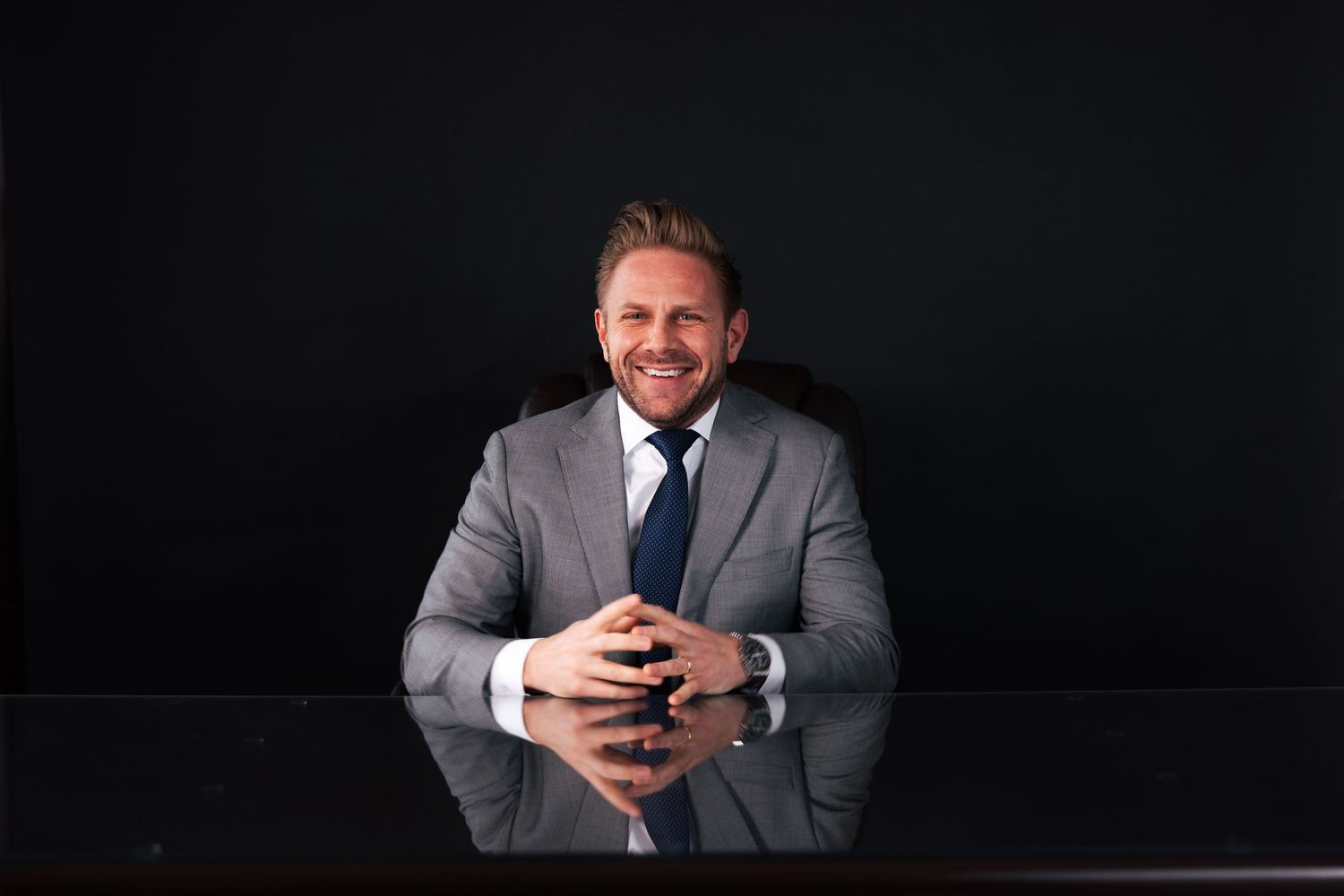 image of man in suit