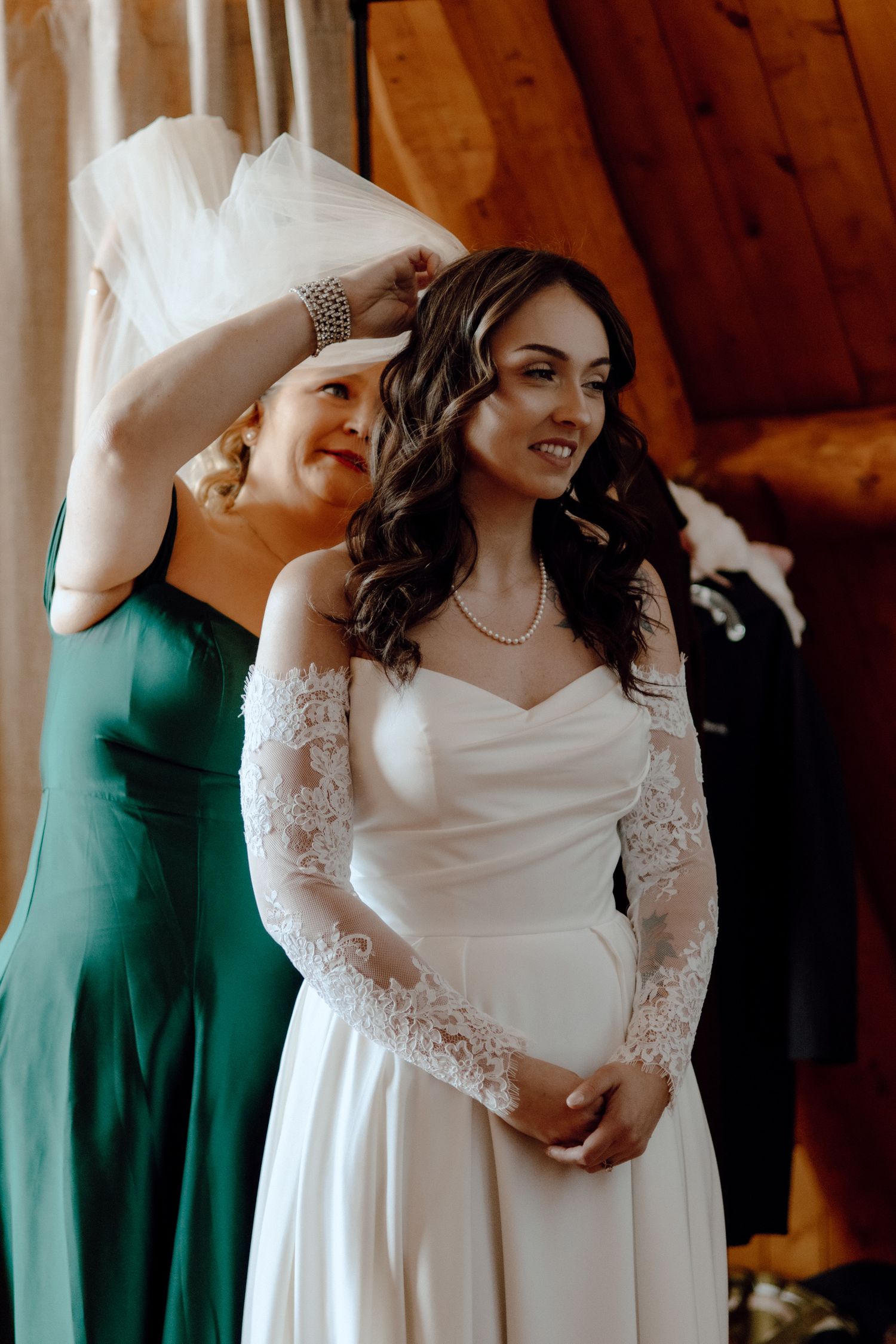 bride getting ready