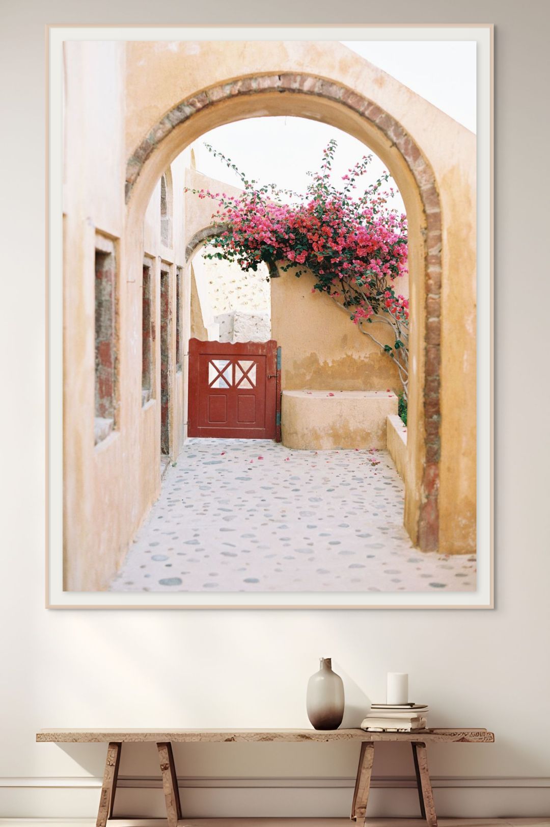 colorful wallprint.  Greece travel photo. Living room decor.  Bedroom decor.  Restaurant decor. Foyer decor. Travel print, Wall art, home.