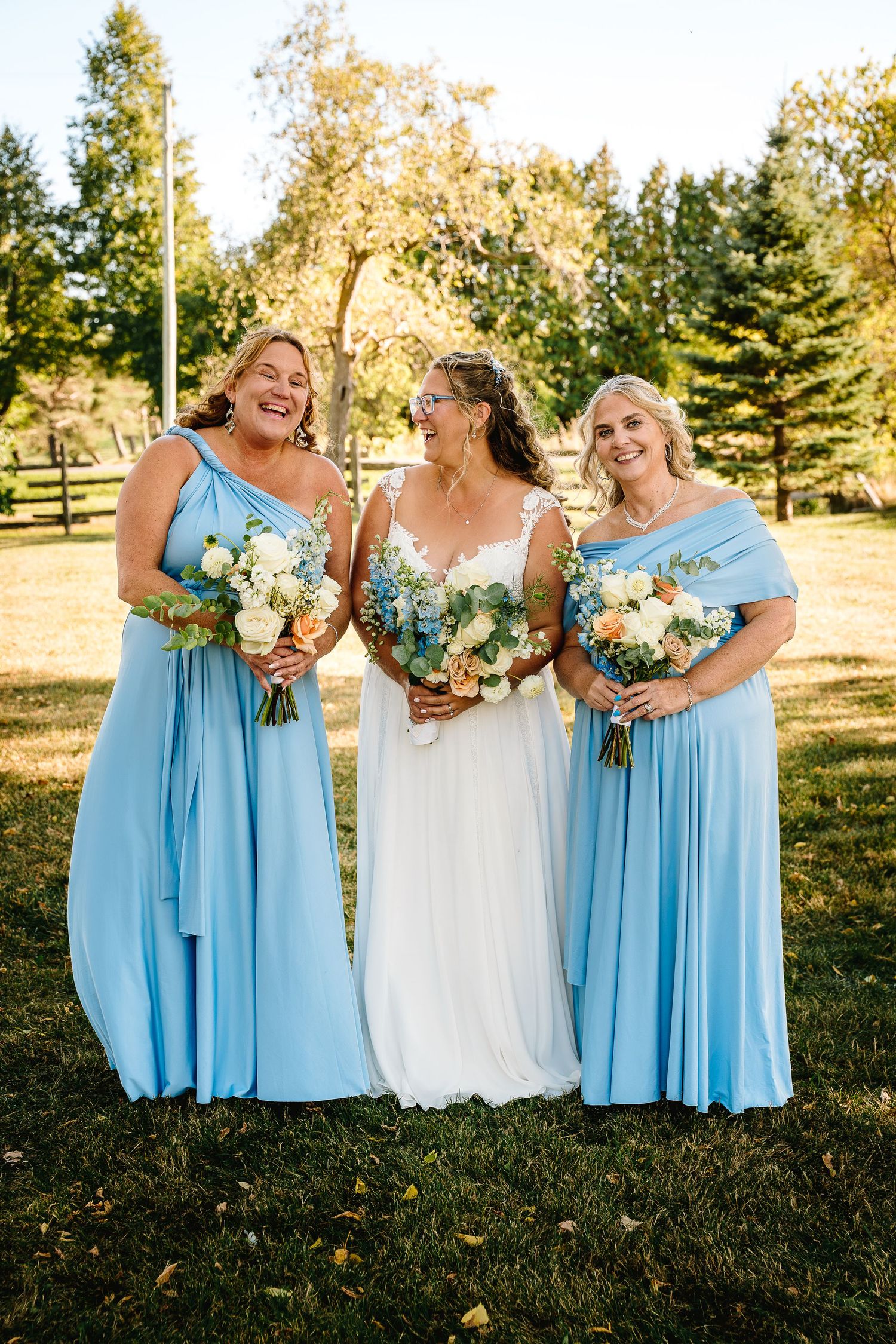 BRIDE AND BRIDESMAID