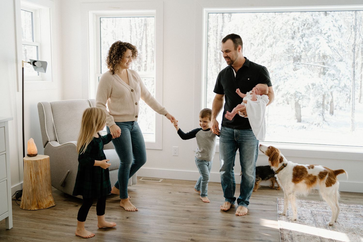 In home newborn session-Alexis Anne photography