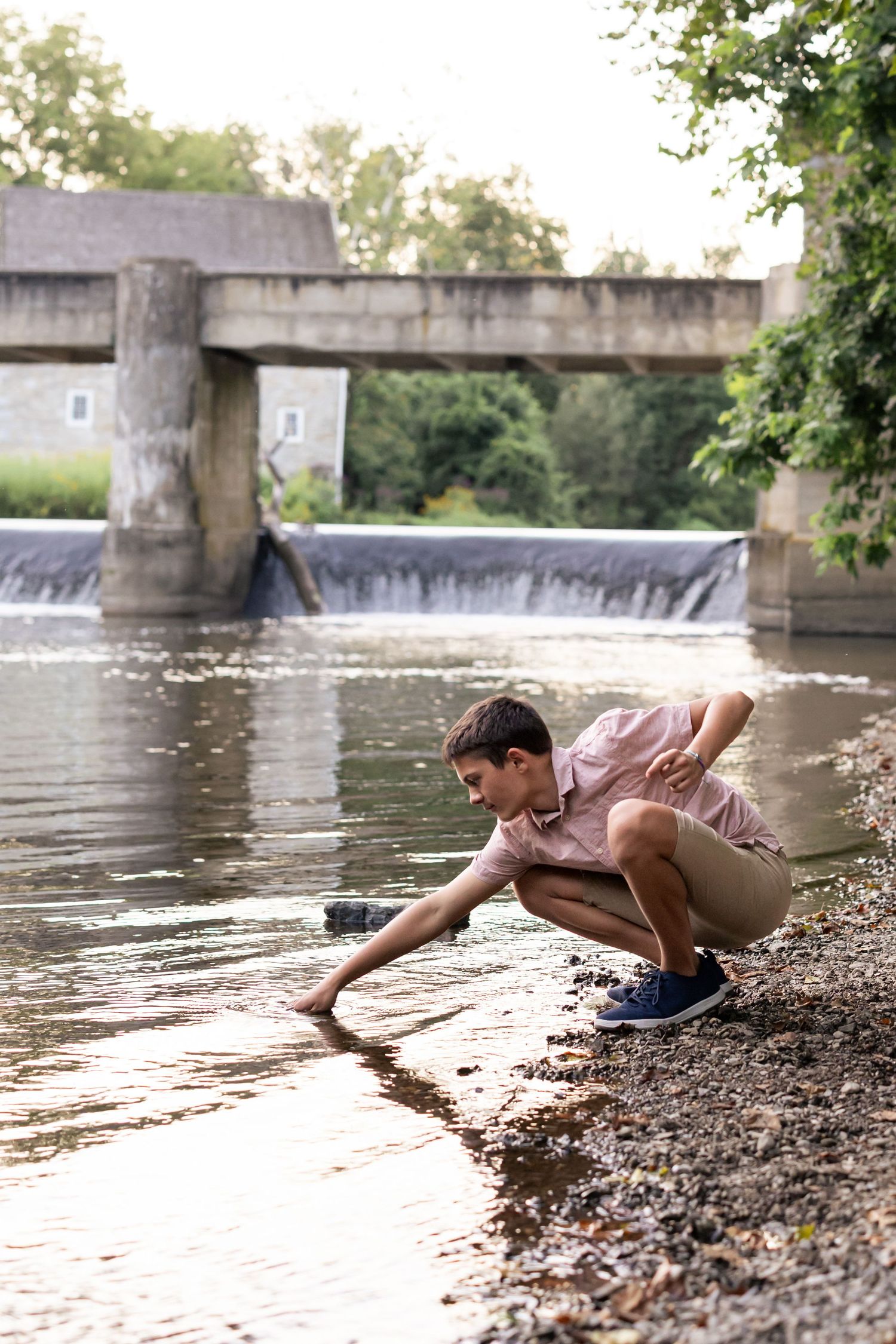 Luxury family session at Grings Mill in Reading PA by Megan Mariah Photography, exploring this historic location.