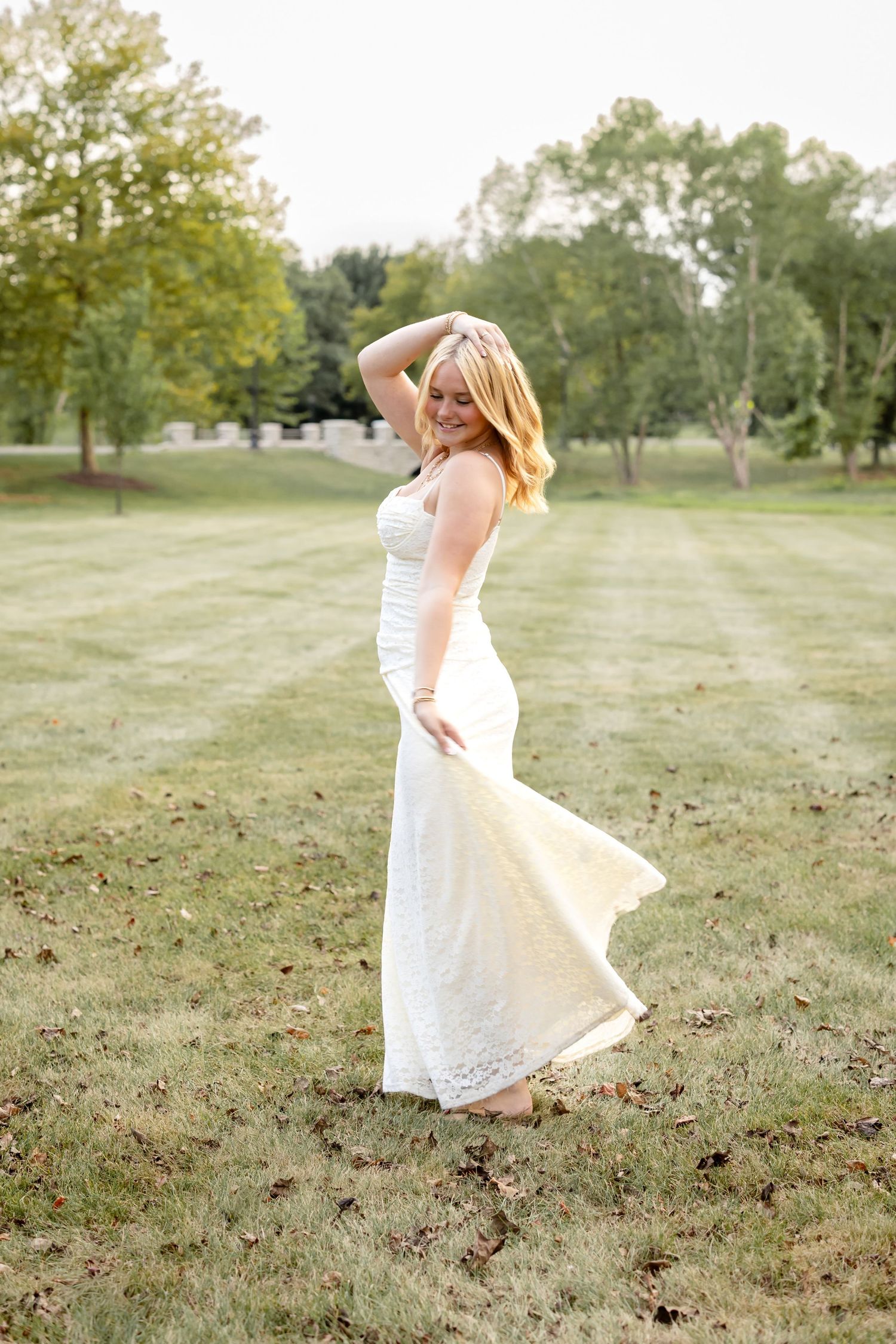Elegant and refined senior portrait by luxury senior photographer, Megan Mariah Photography
