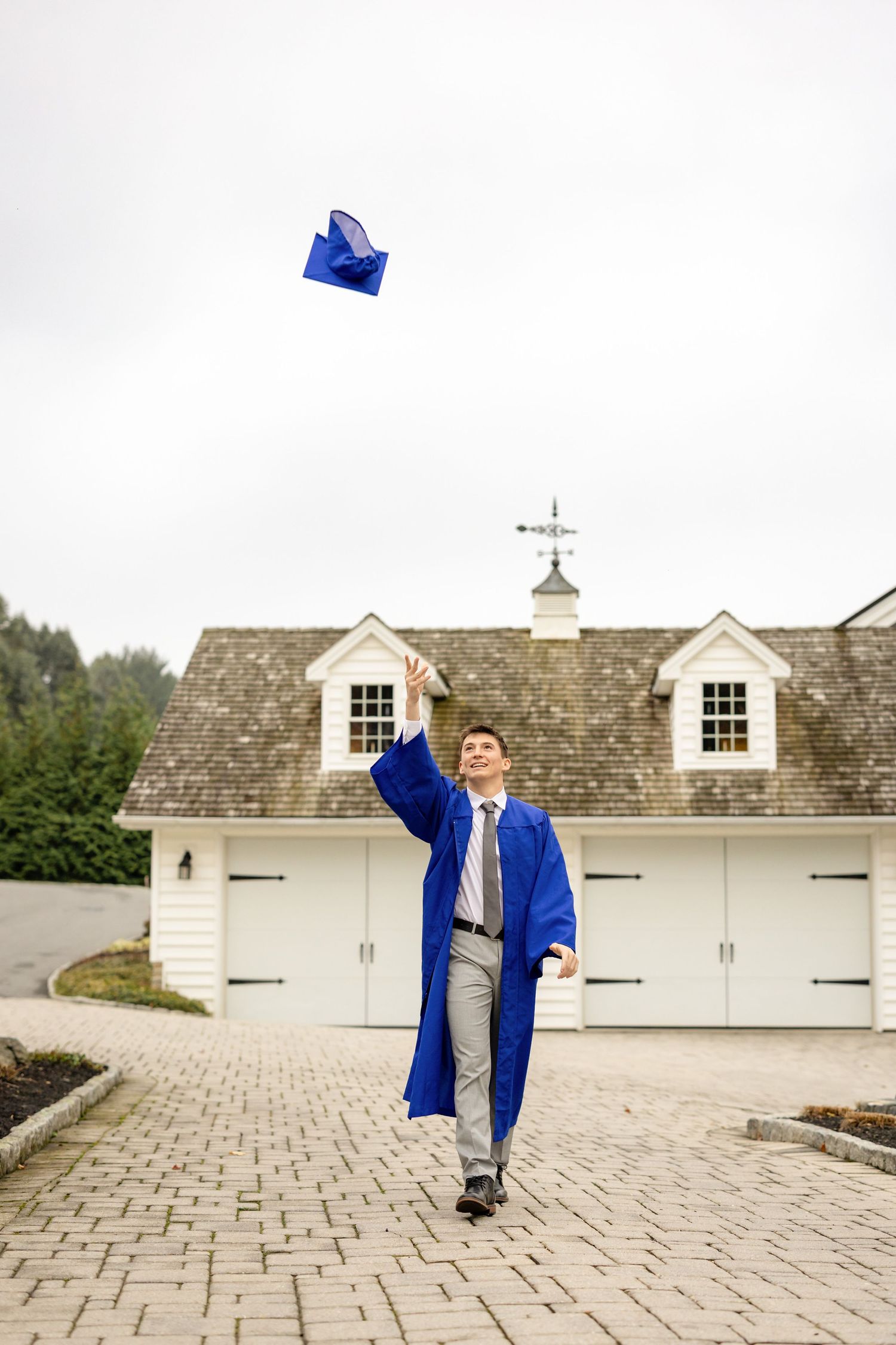 High school senior boy luxury photos session | cap and gown session for high school seniors in Lancaster PA