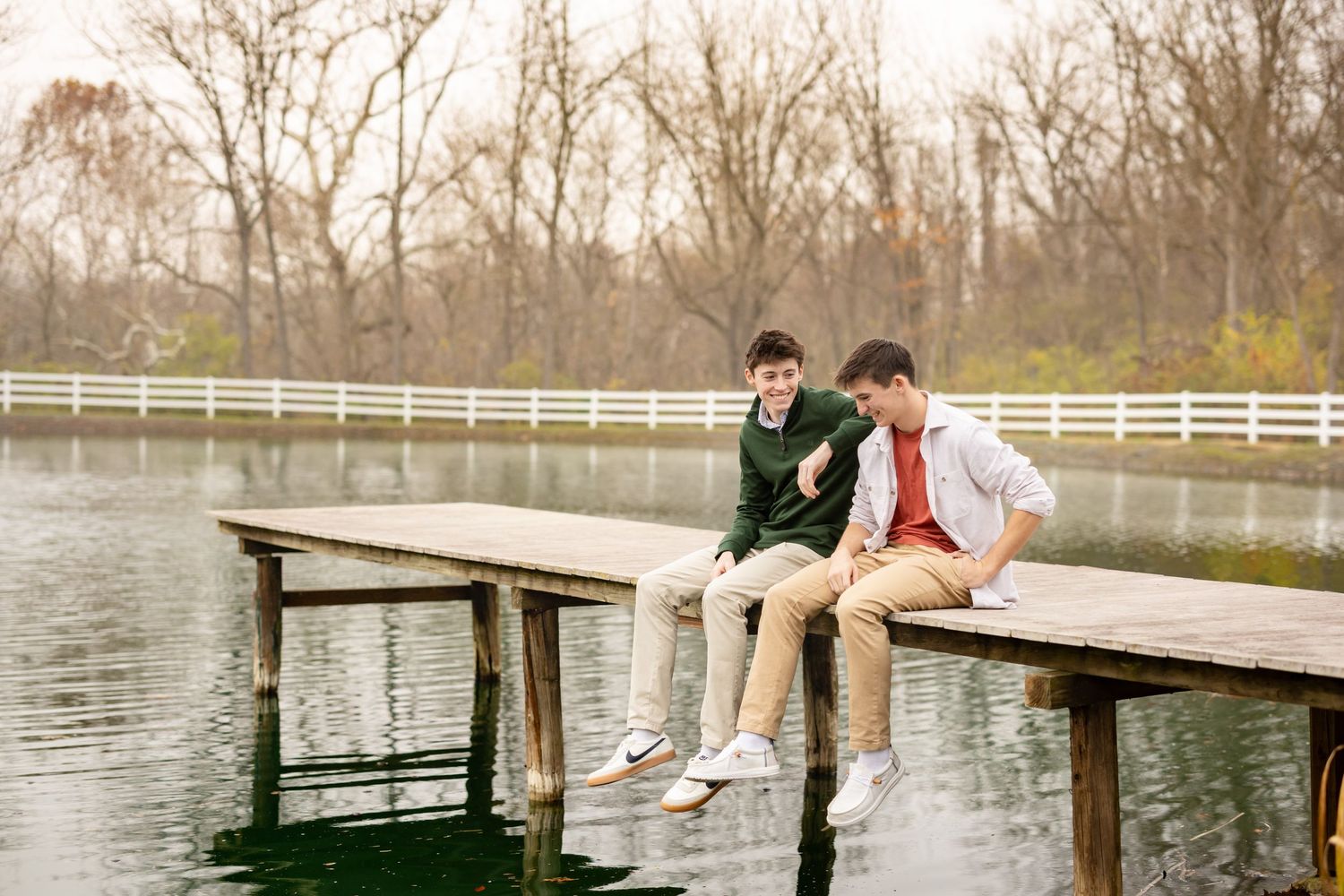 Senior Portraits with Friends — The Cure for Camera Shy Seniors