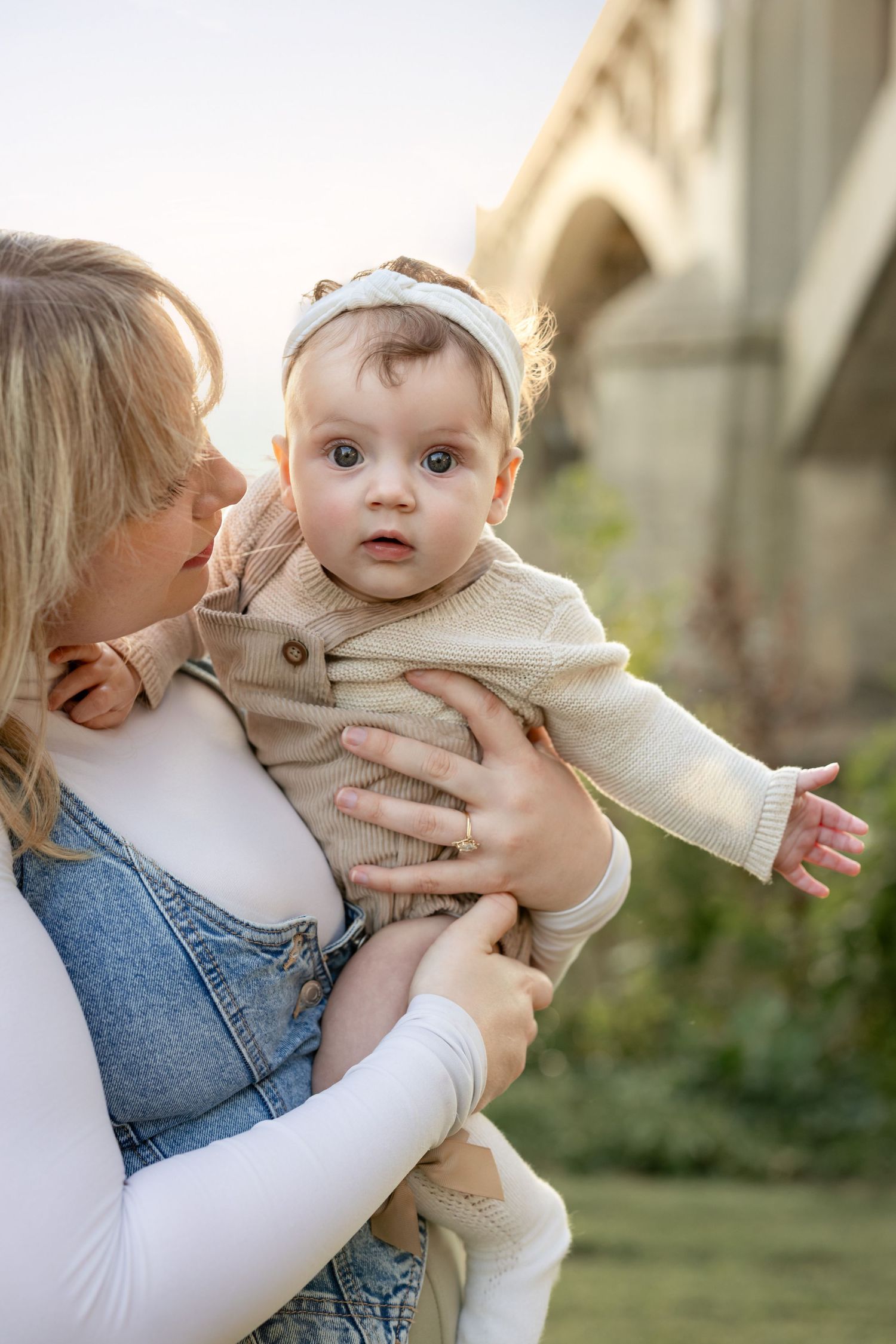 Elegant mother-daughter portrait in York, PA, captured in a refined, luxury style that emphasizes connection and timeless beauty.