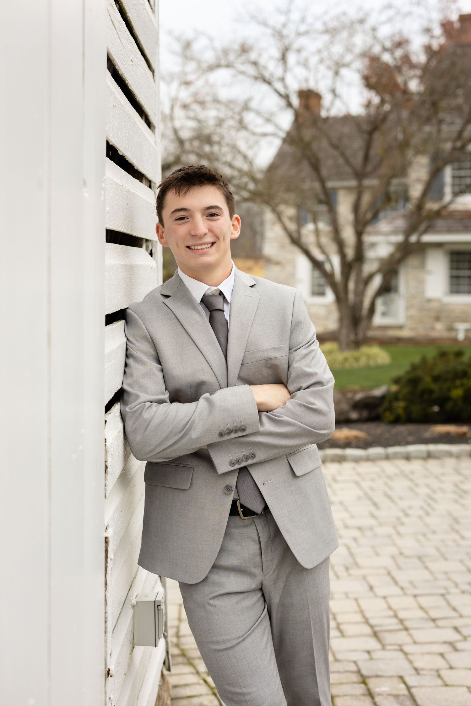 Individual senior portrait with a clean, editorial aesthetic