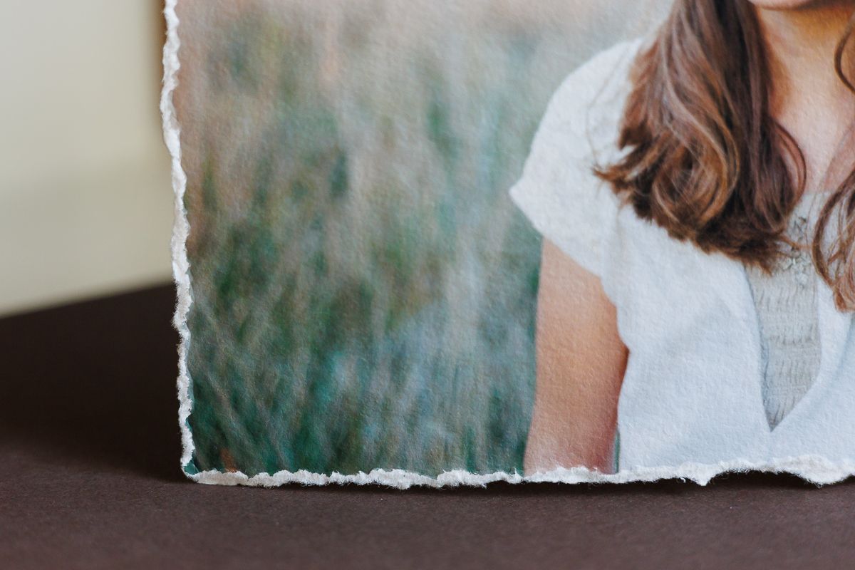 Fine art deckled edge print – high end photography products Lancaster PA