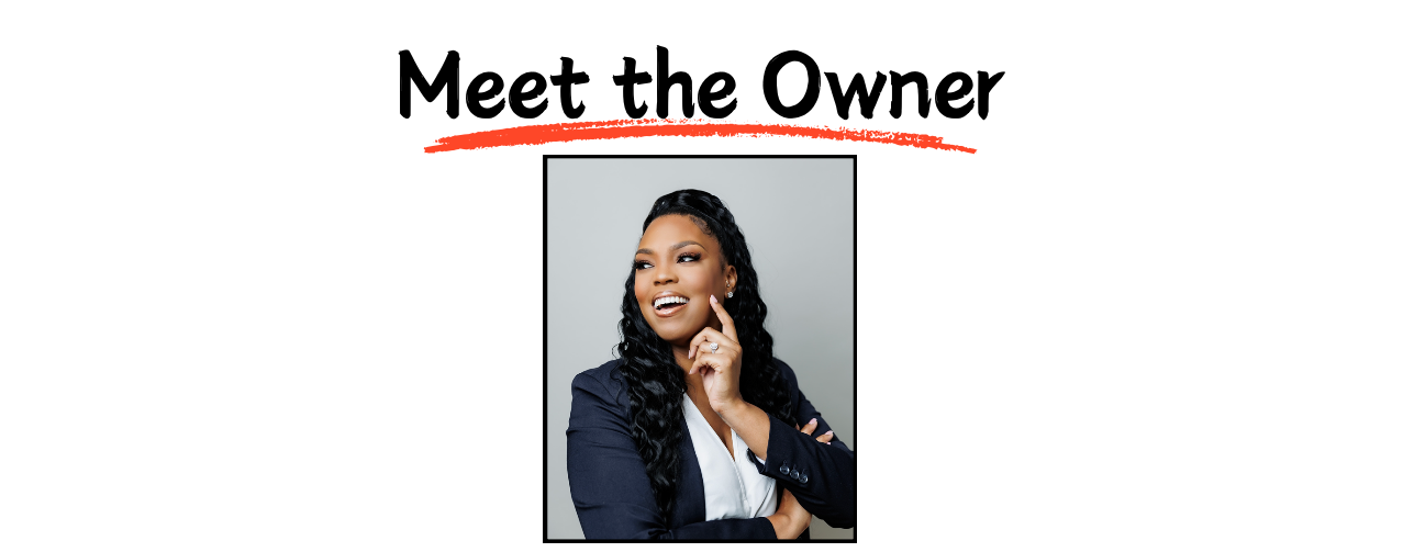 A section header titled Meet the Owner with a professional headshot photo.