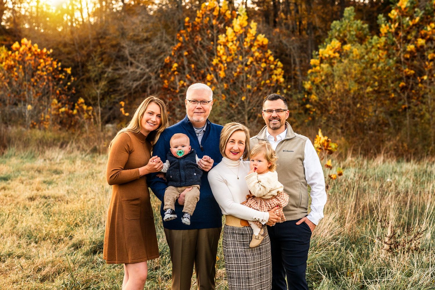 Fall mini photography session Clarksville Tennessee TN affordable family photographer Dover Fort Campbell Woodlawn Grandparent Session