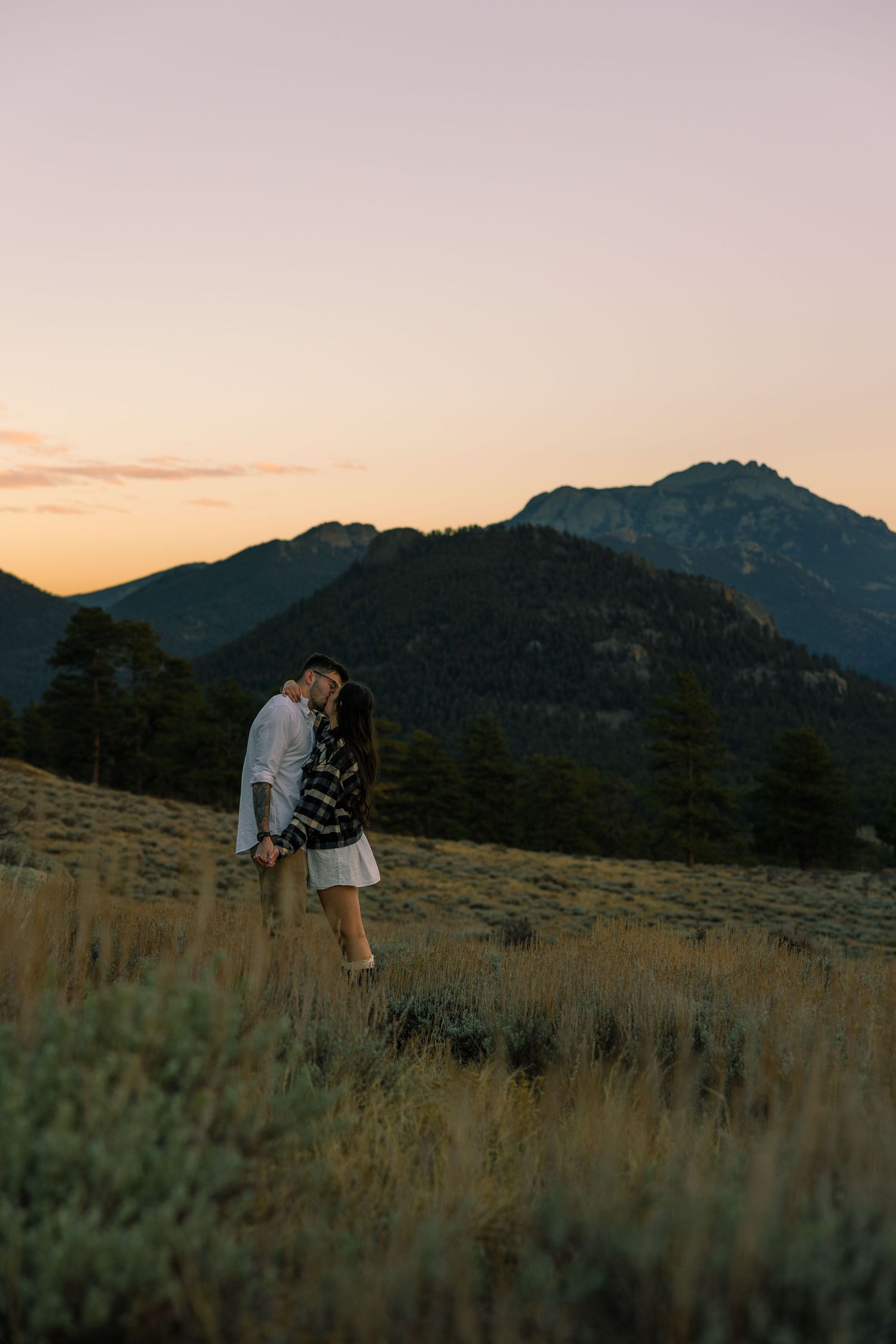 Northern Colorado wedding and couples photographer. Rocky Mountain National Park with cinematic, romantic, and timeless photos.