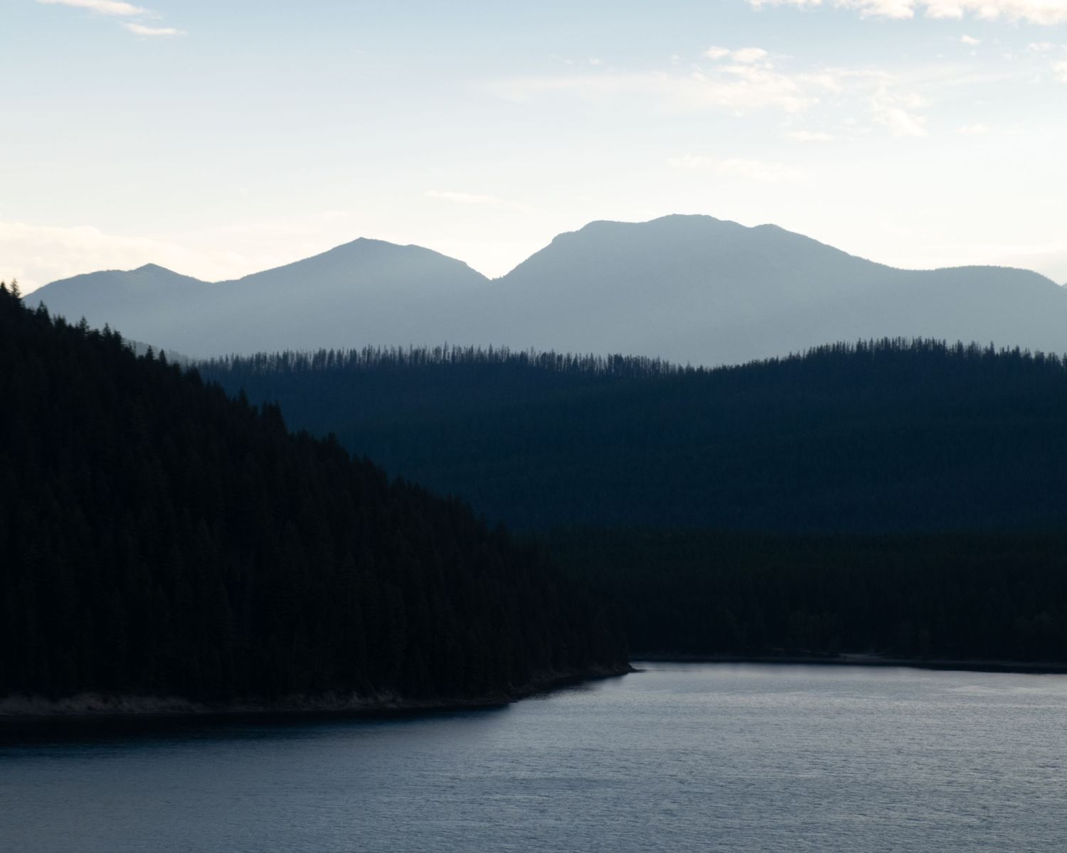 mountains from glacier national park