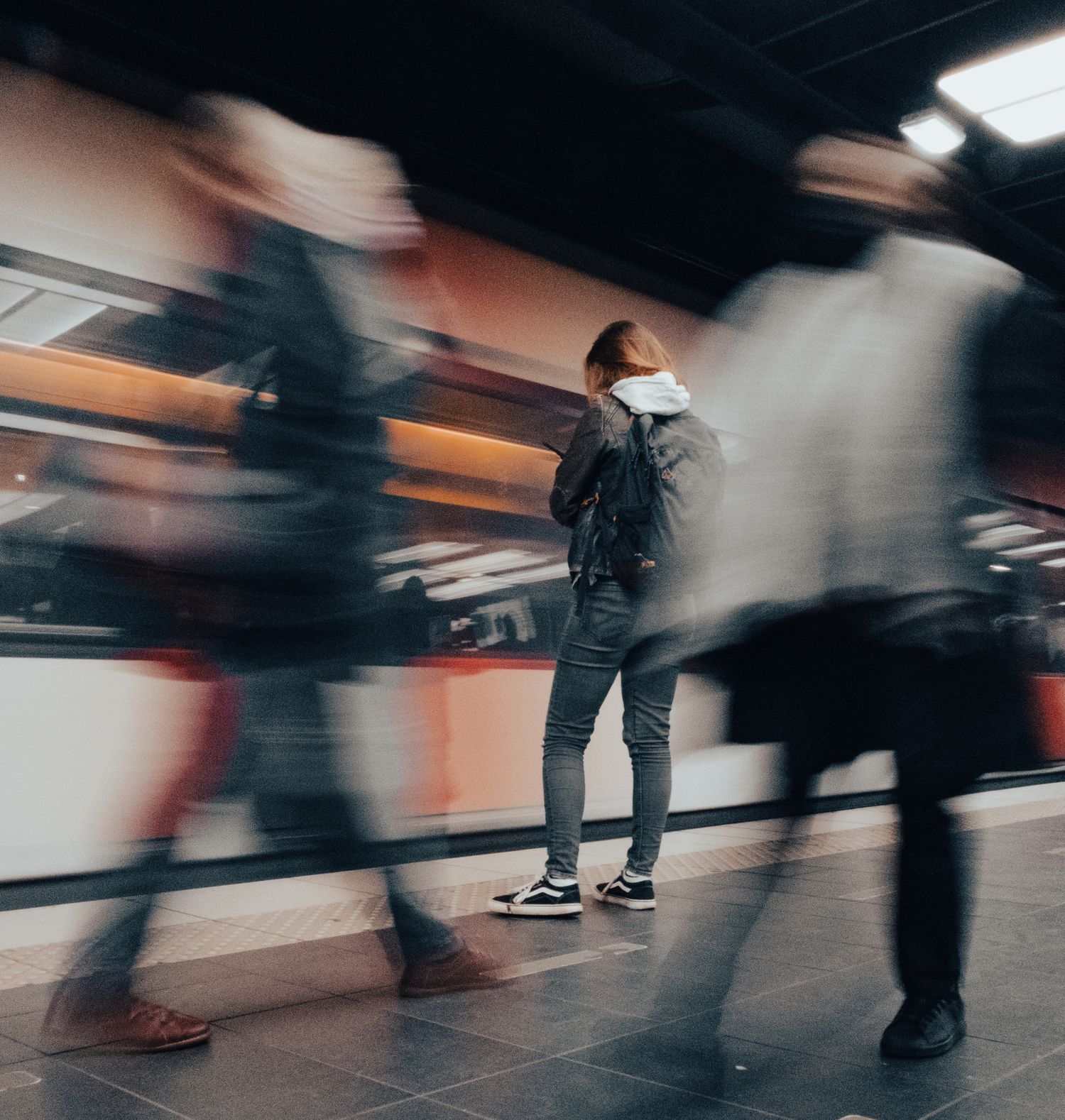 Photo de rue dans le métro de Paris, par Gean Cartier