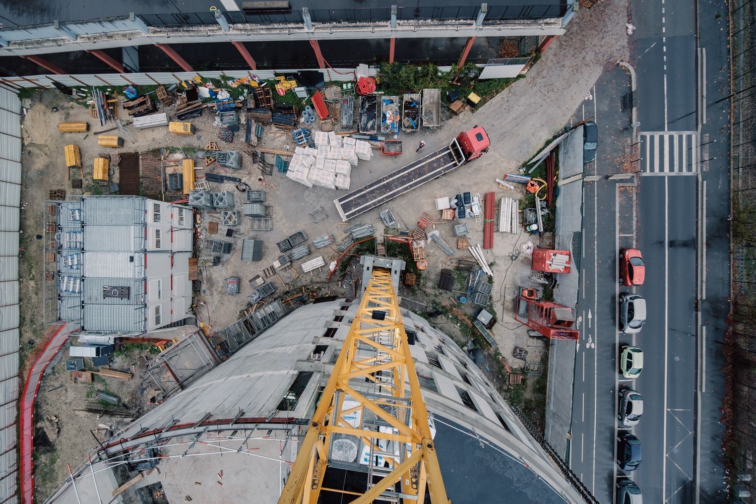 photographie de chantier de construction, par Gean Cartier