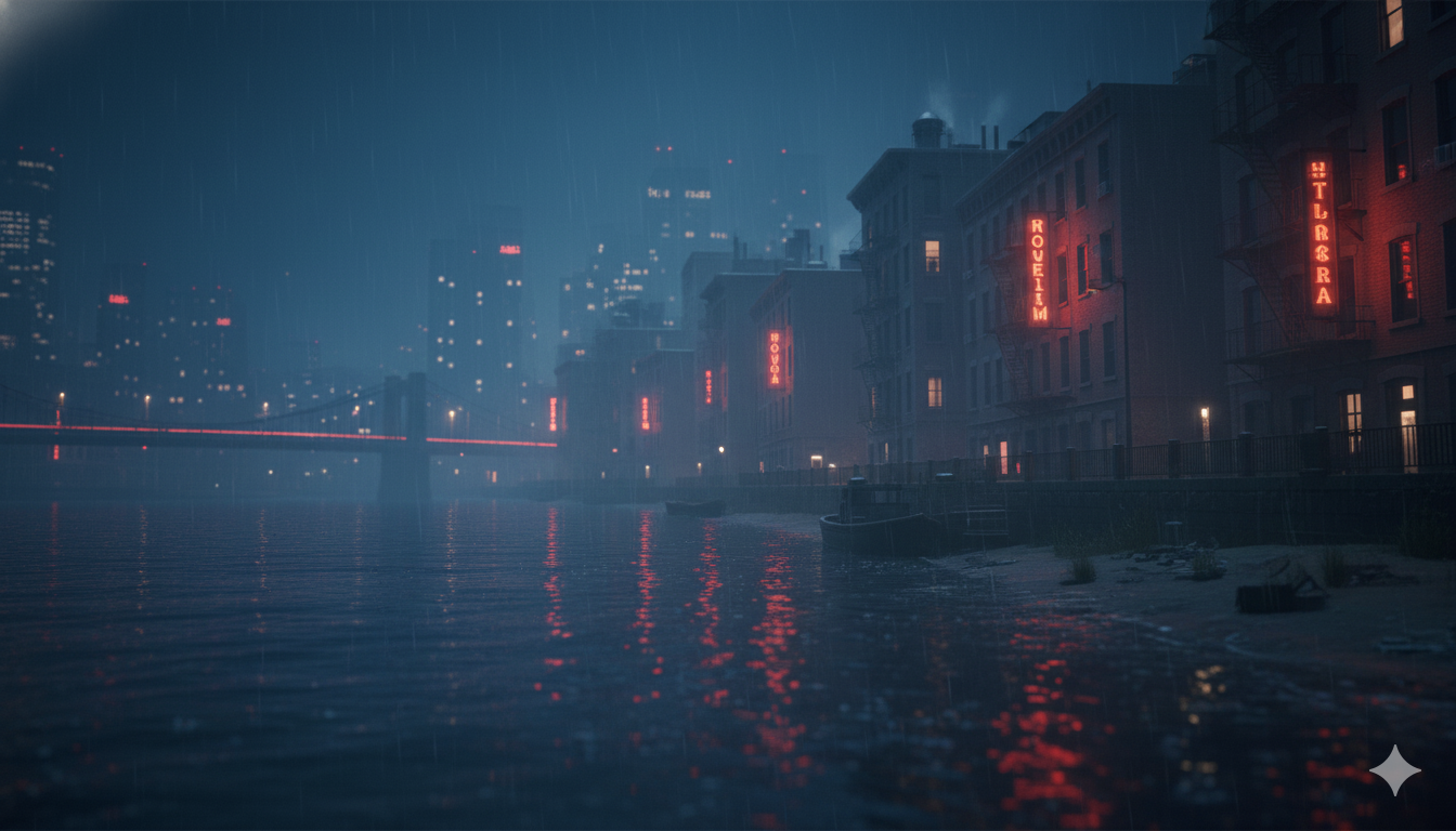 Dark city mood