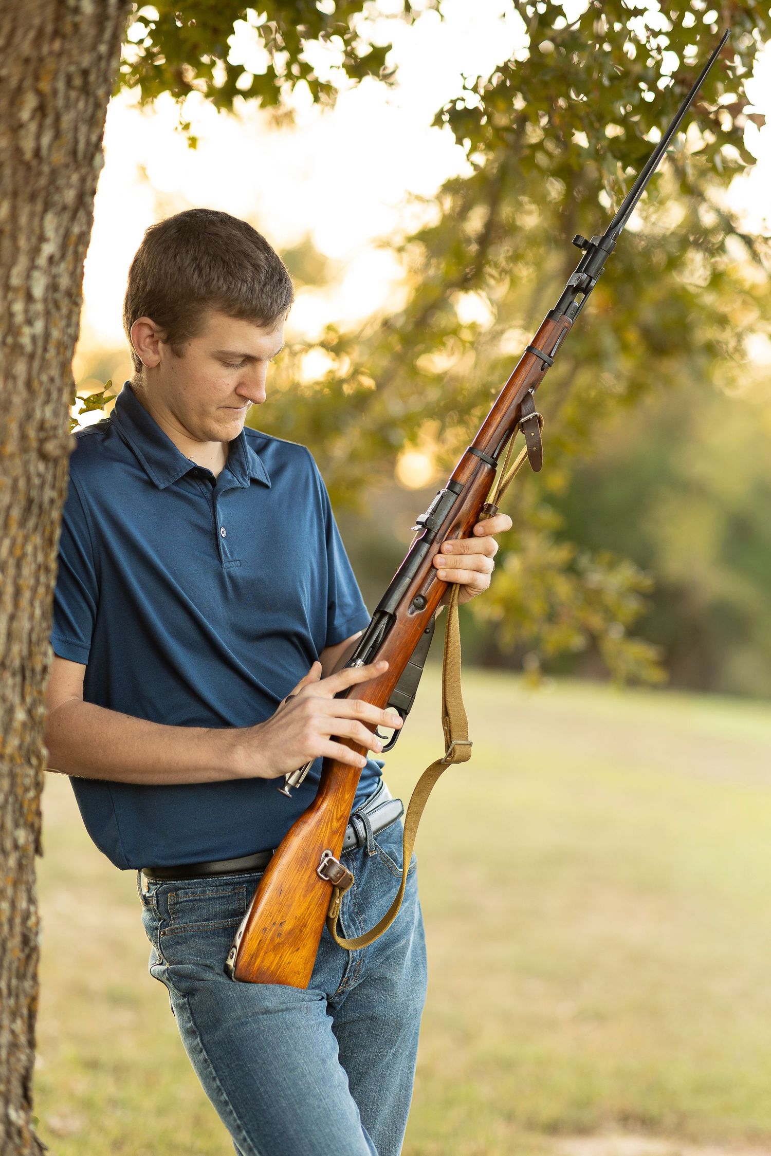 High School Senior session outside