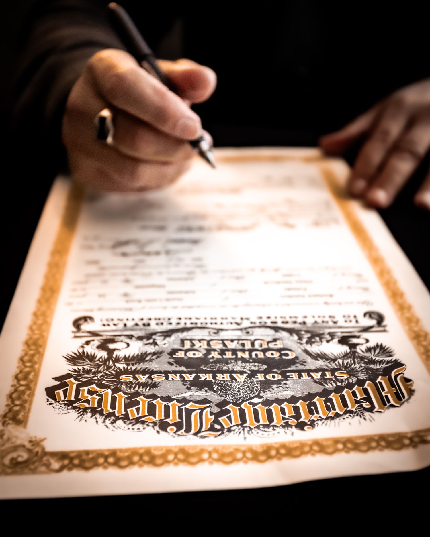 Signing the Certificate