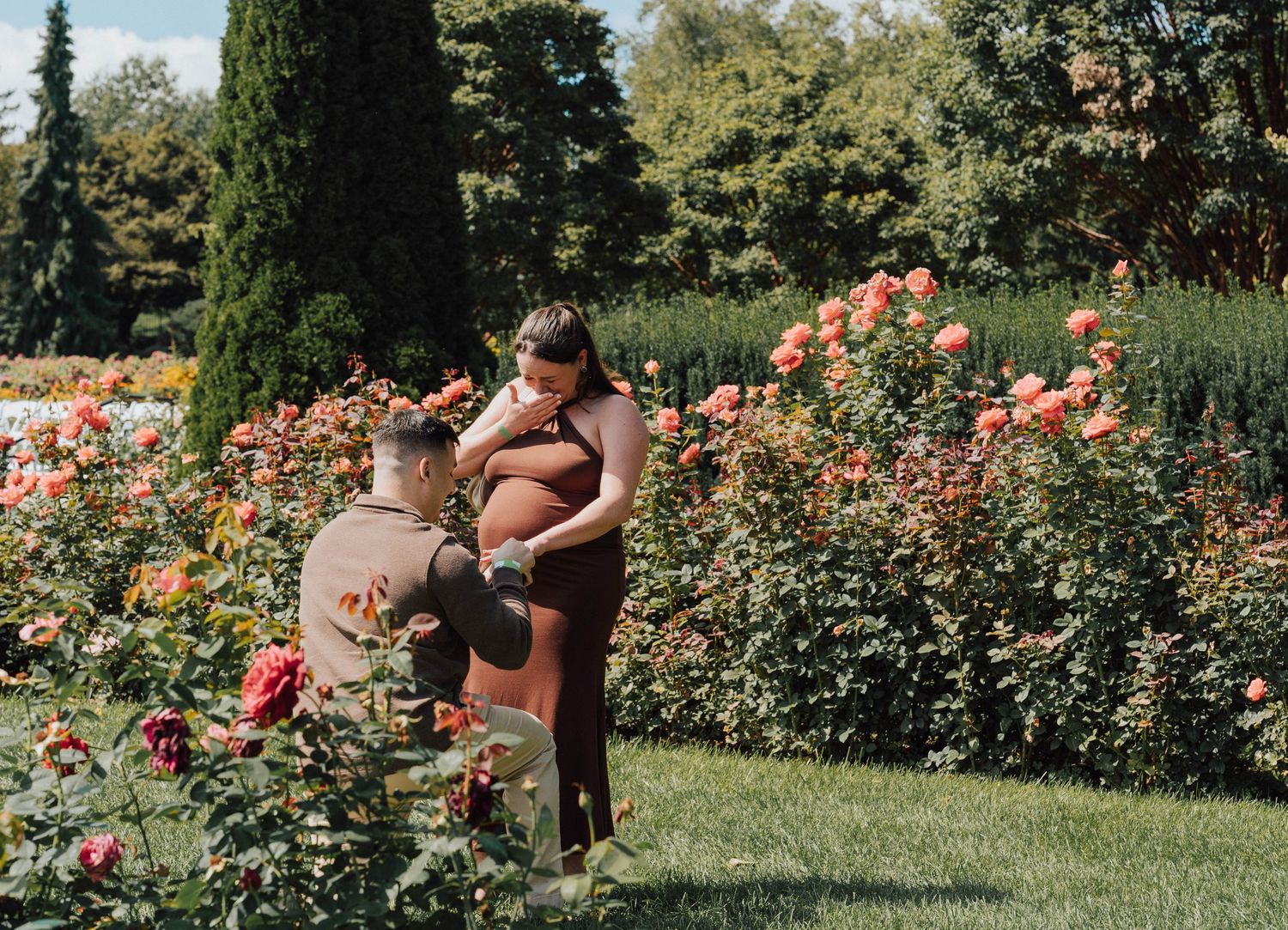 Engagement Proposal Photographer Hershey Engagement Photoshoot at Hershey Gardens